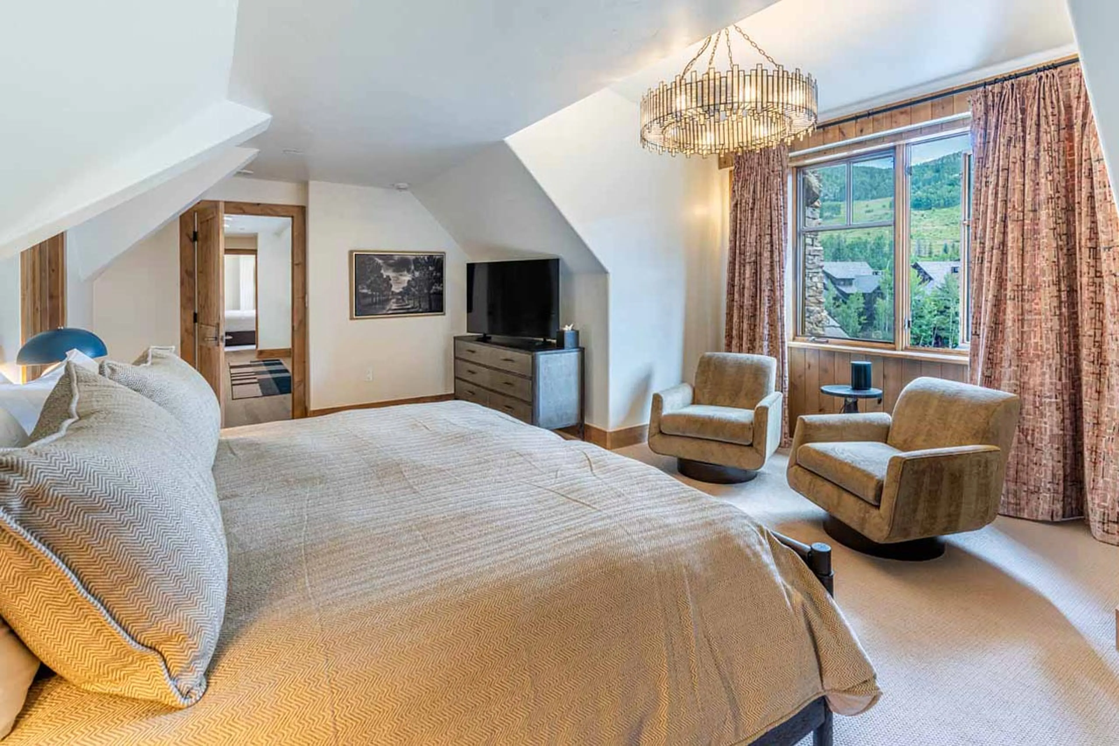 Bedroom three at The West Wing in Beaver Creek