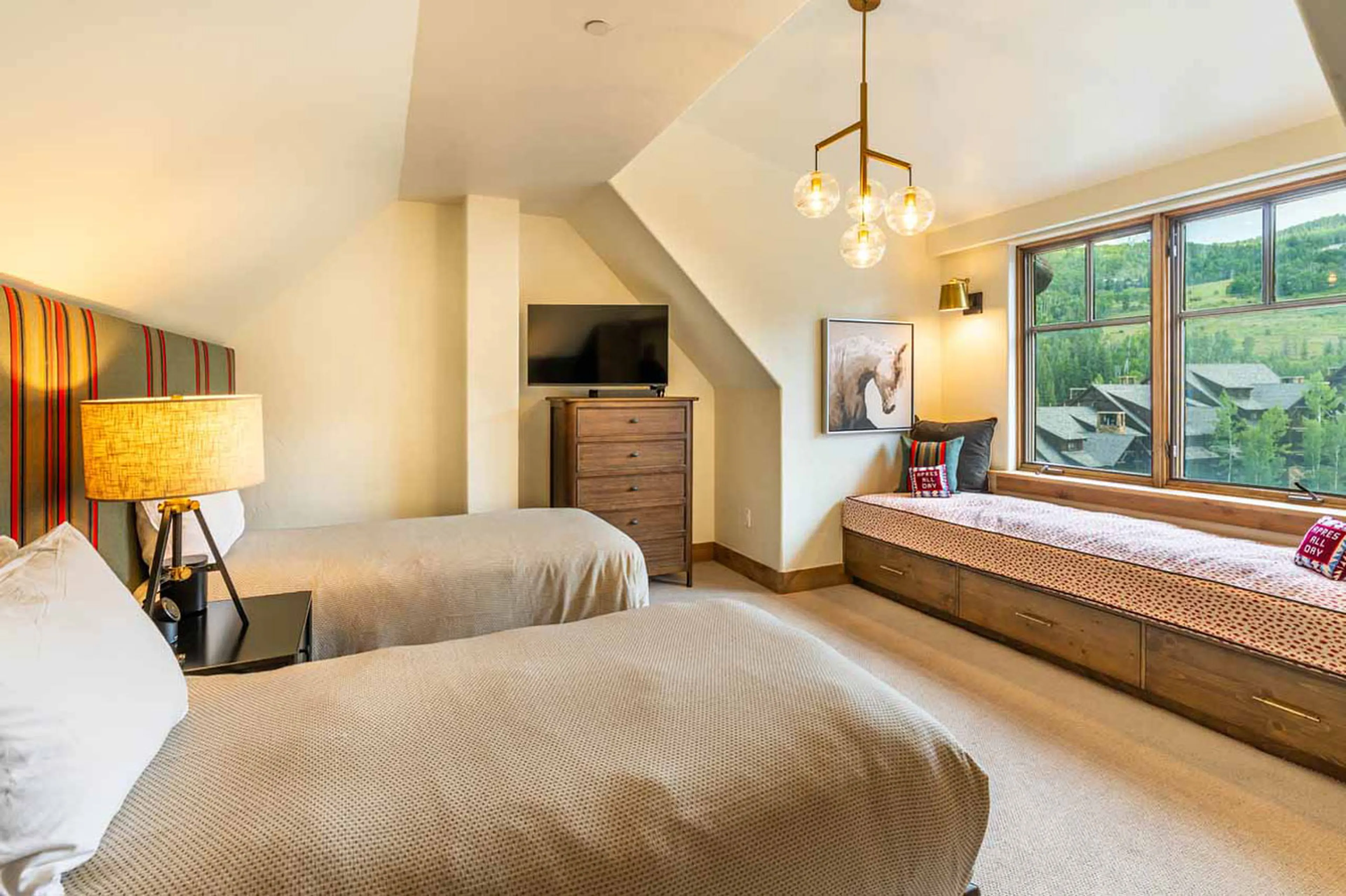 Bedroom four at The West Wing in Beaver Creek