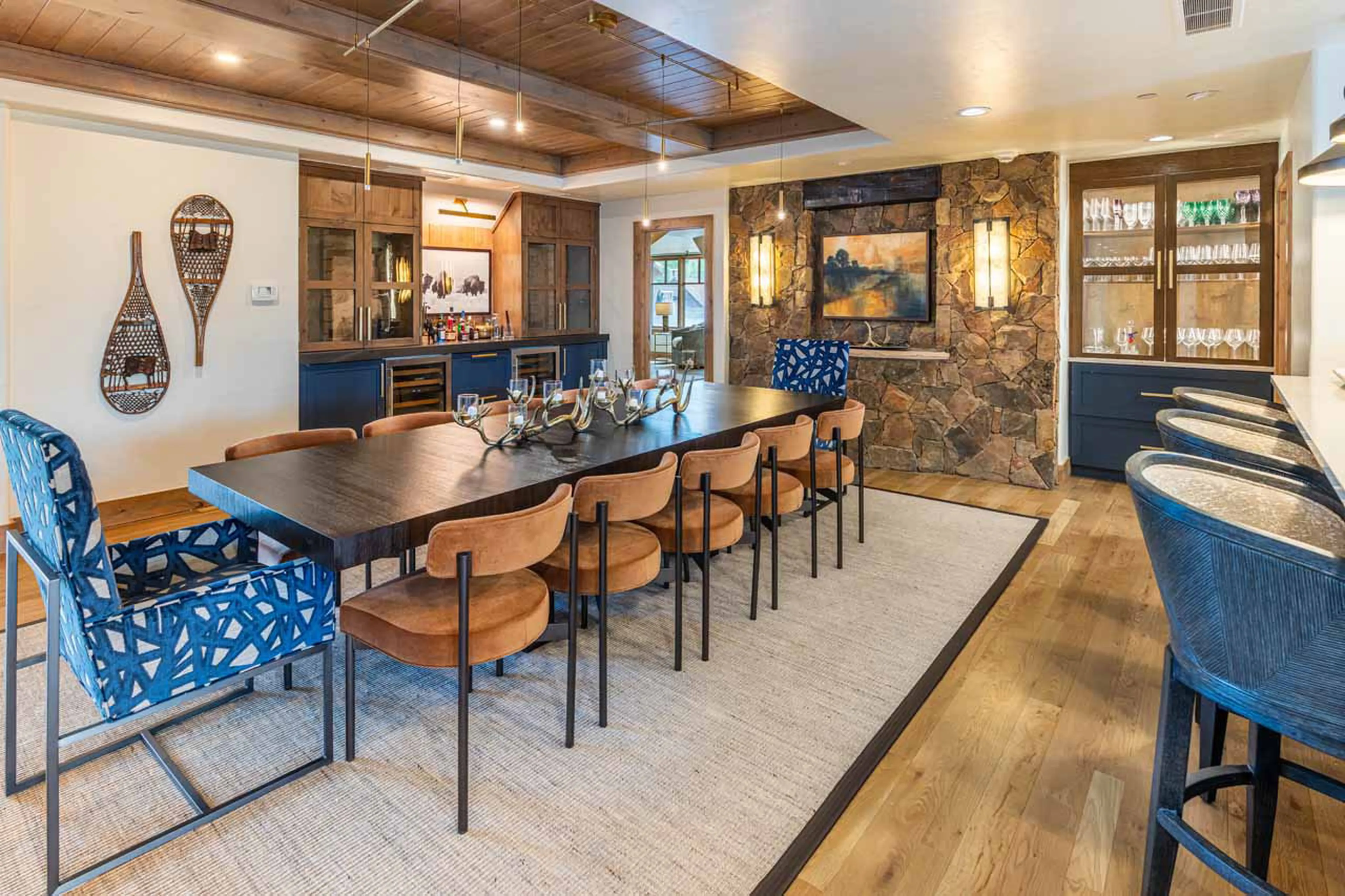 Dining area at The West Wing in Beaver Creek