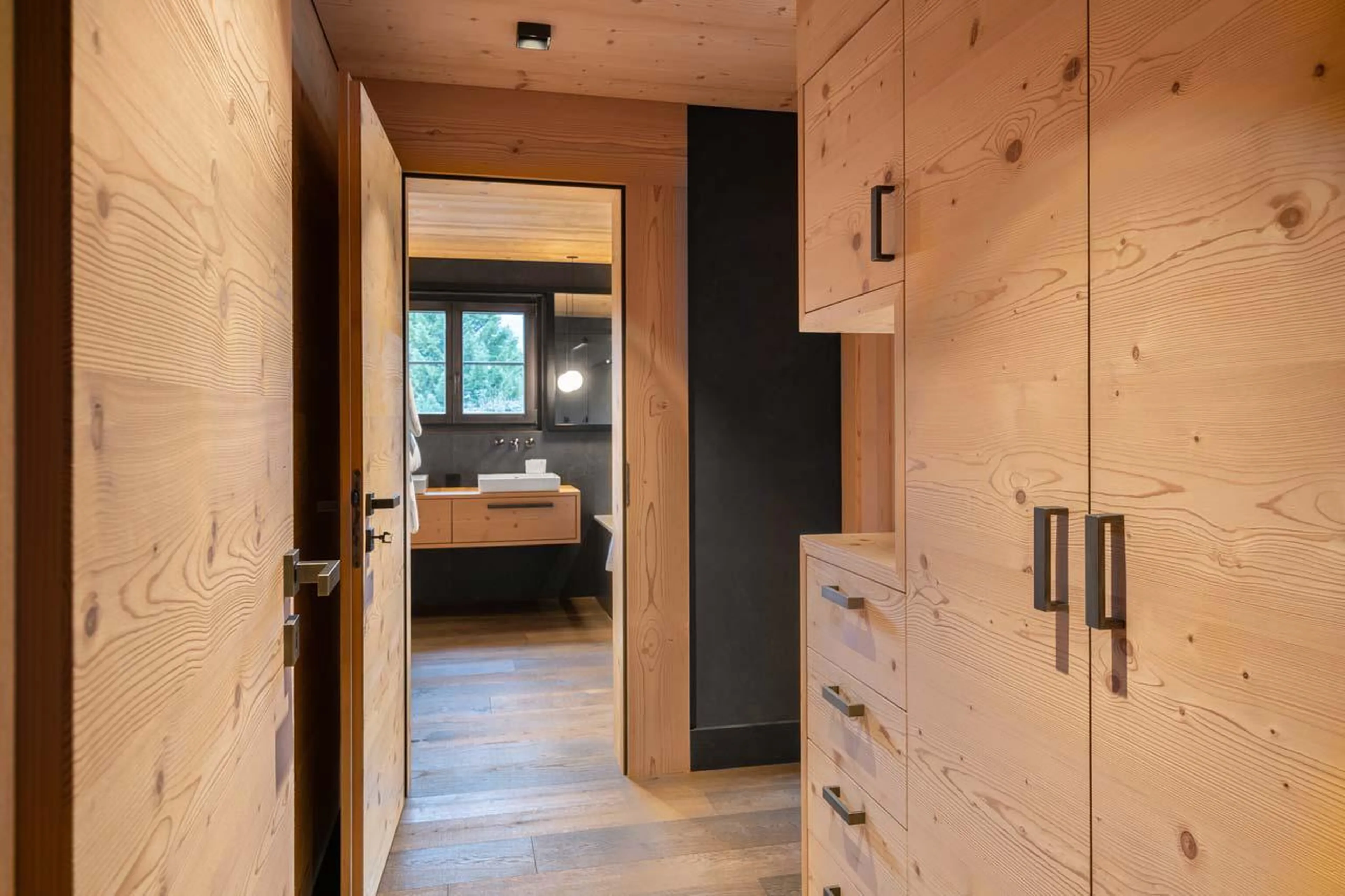 Dressing room at Apartment Eggli in Gstaad