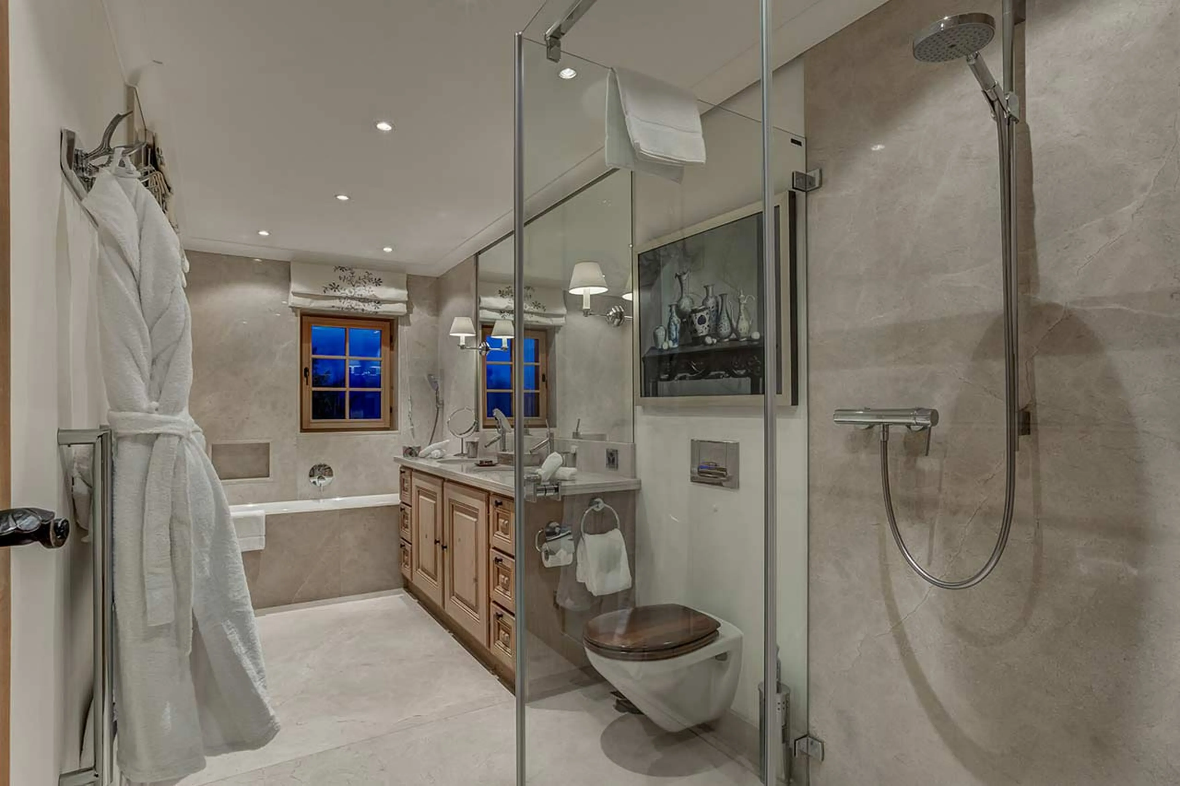 Bathroom at  Tivoli Lodge in Davos