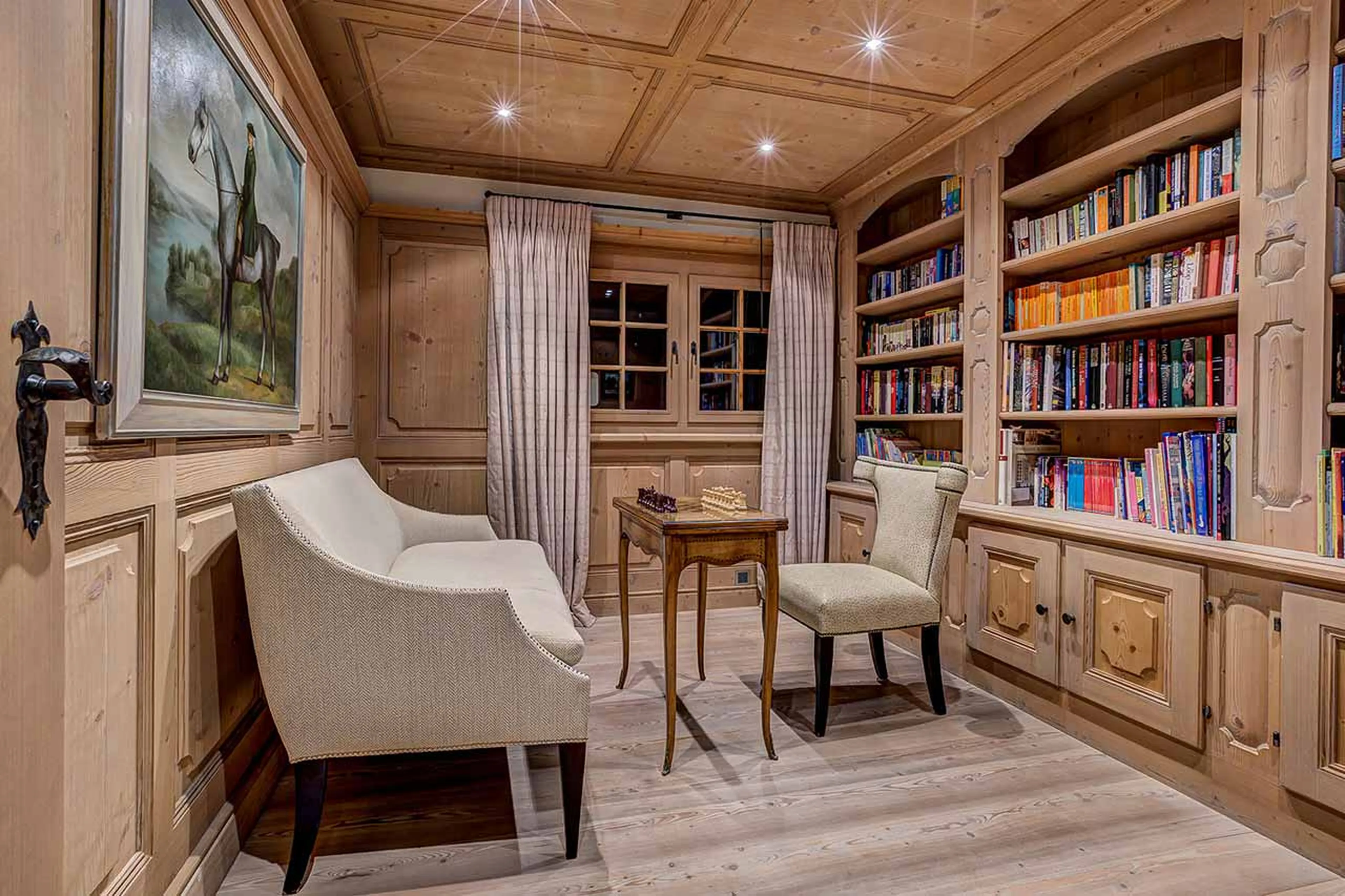 Library at Tivoli Lodge in Davos