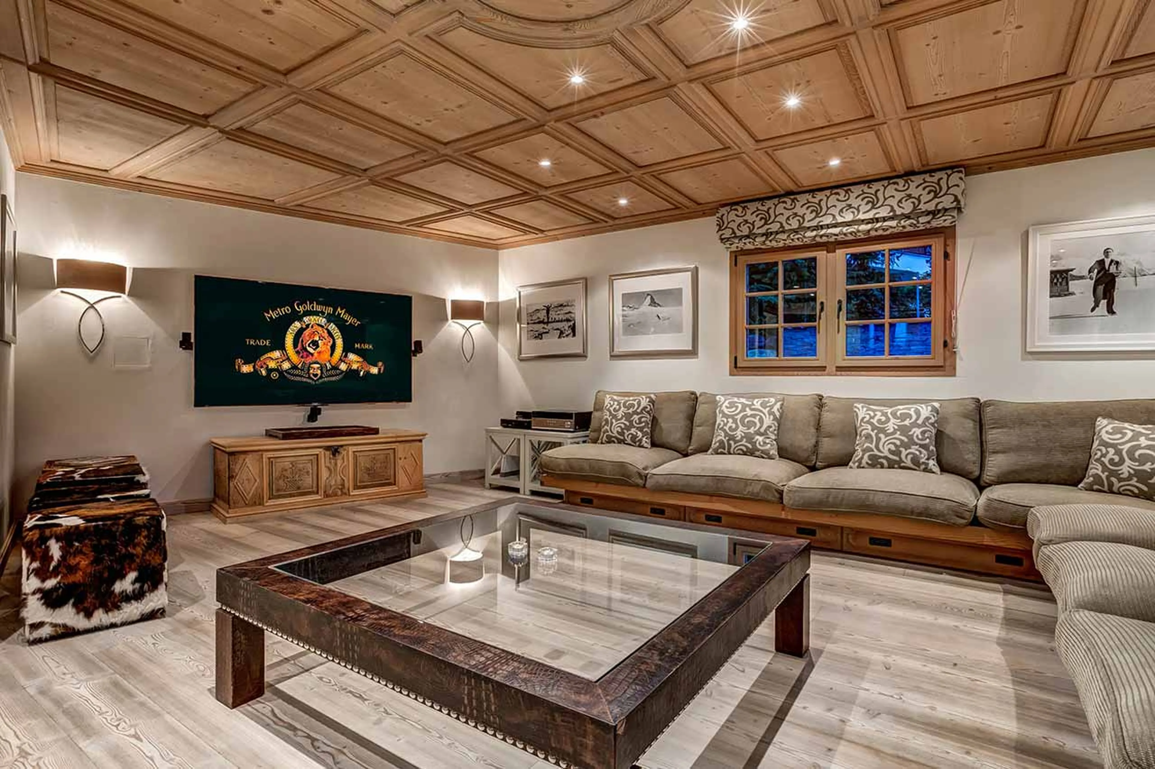 Media room at  Tivoli Lodge in Davos