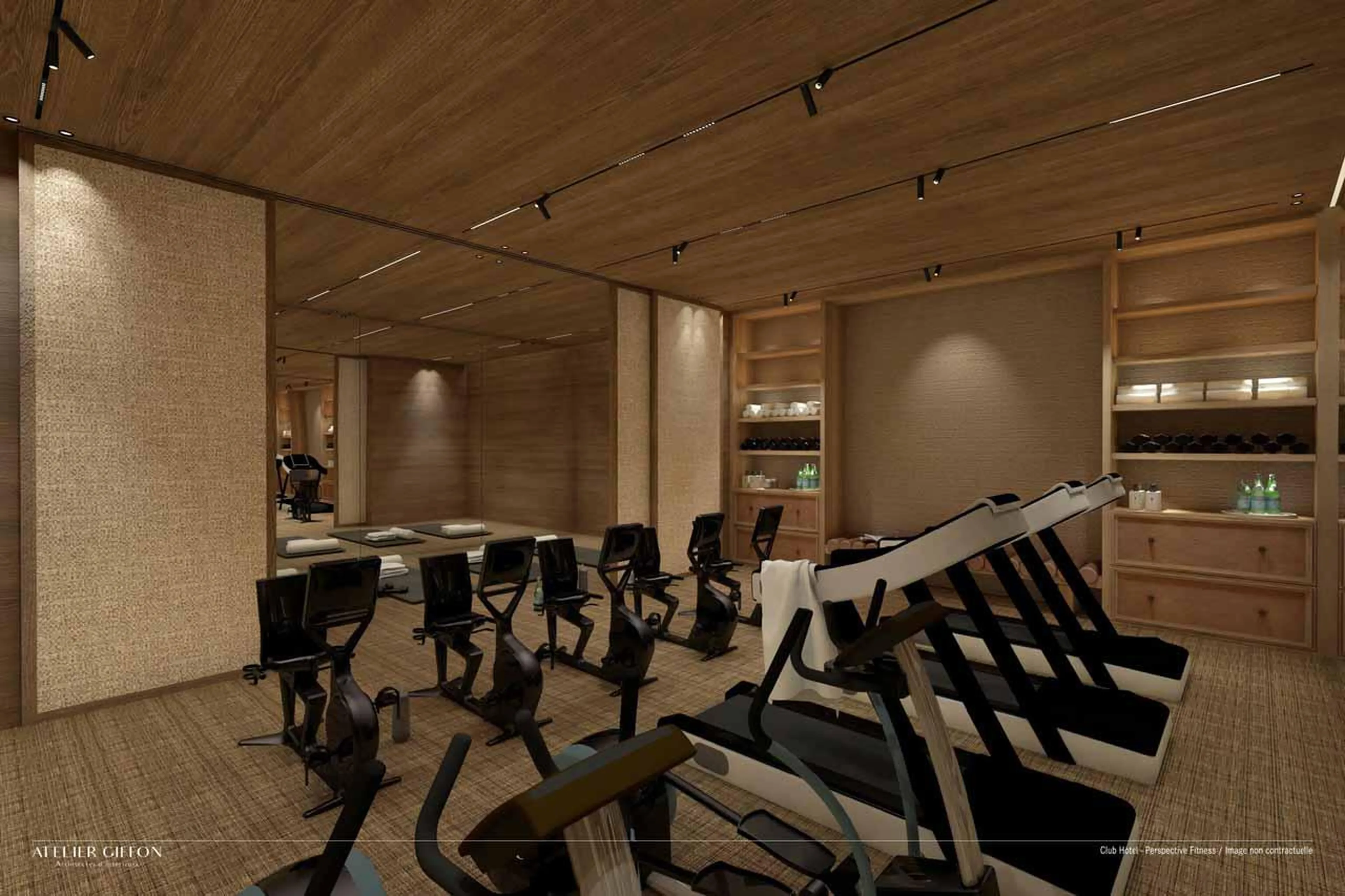 Gym in Atmosphere Apartment 401, Courchevel 1850