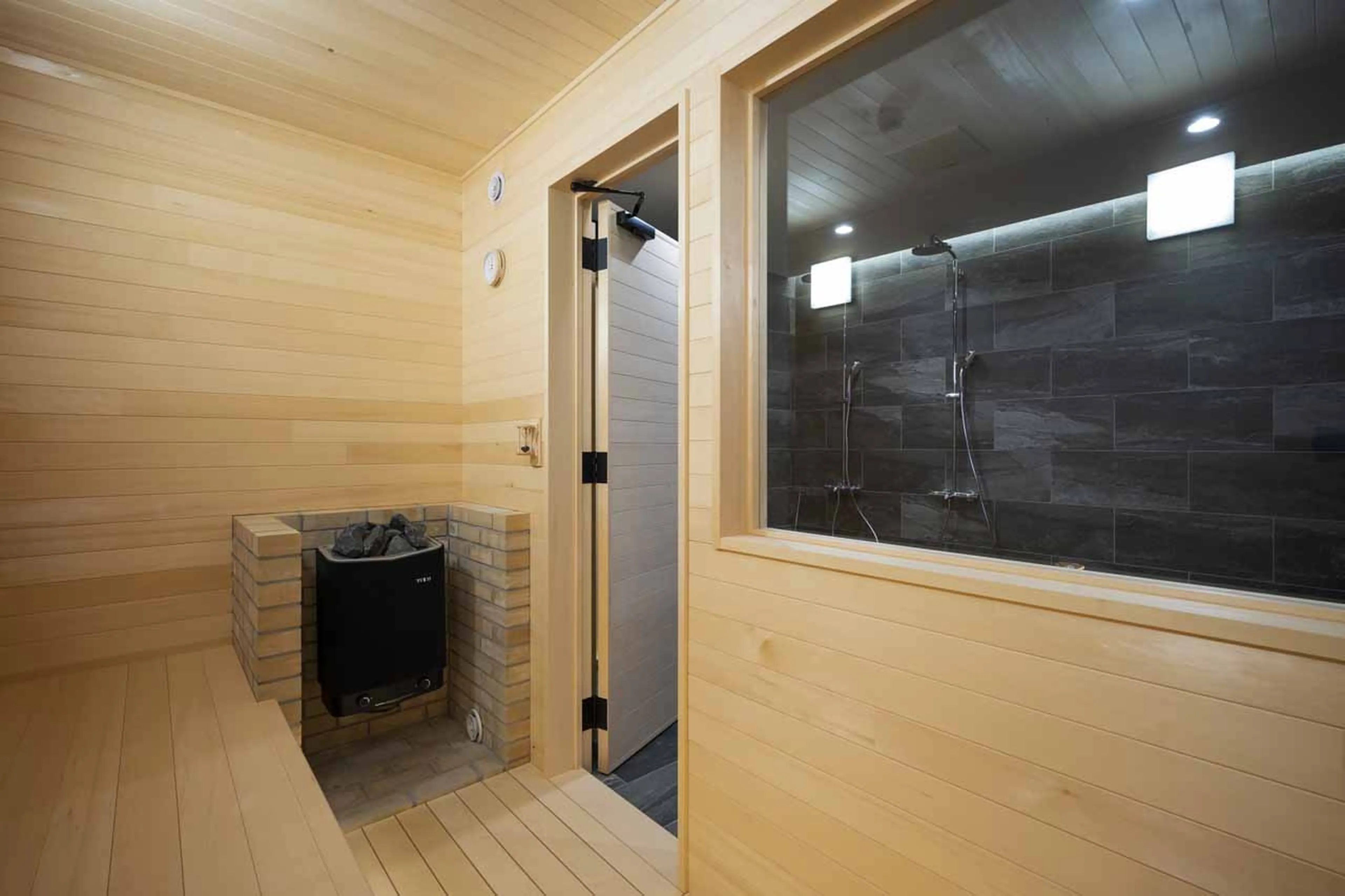 Sauna at Tsurara Villa in Niseko