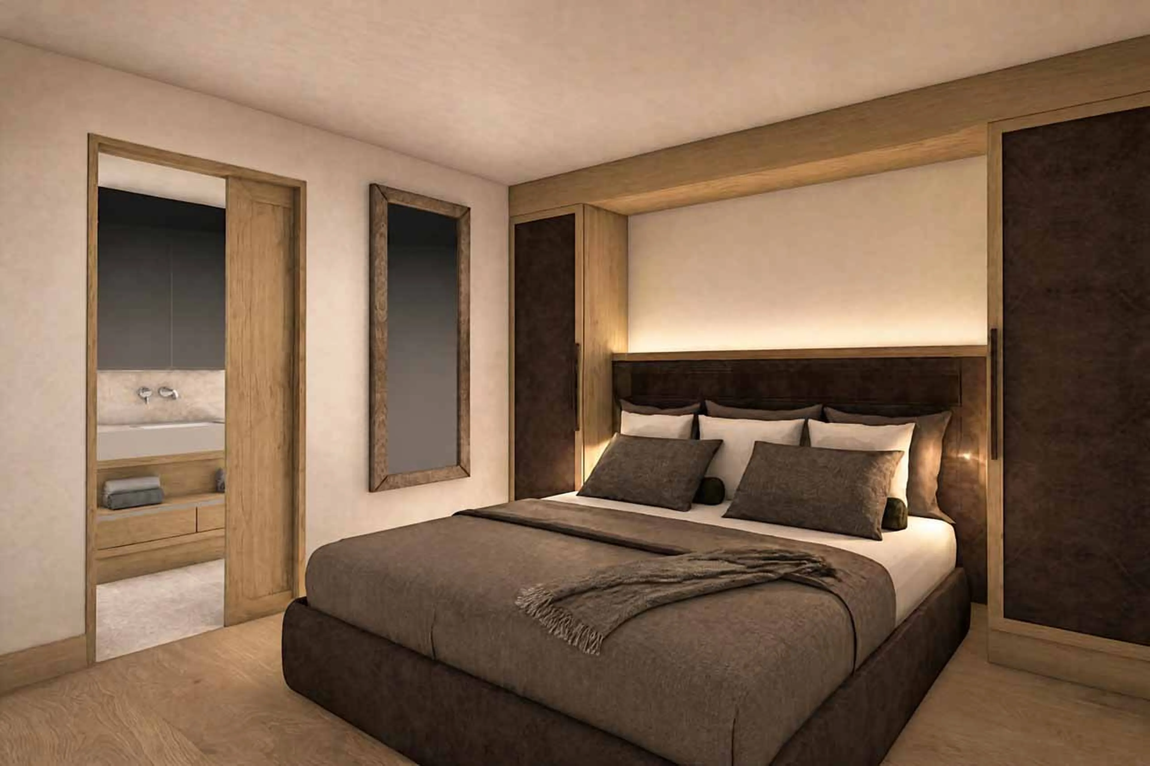 Bedroom one at Ula Signature 103 in Lech