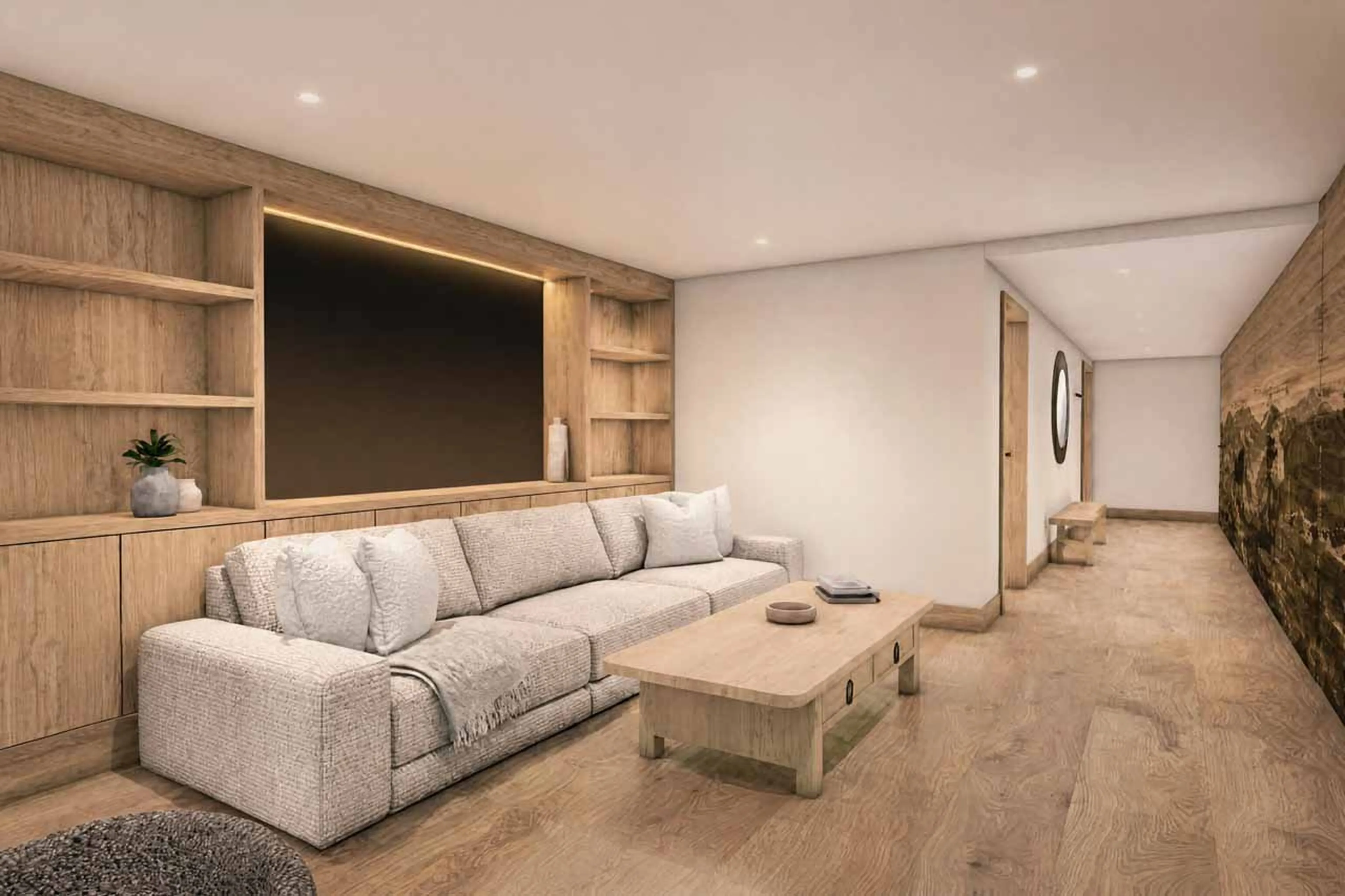 Open-plan living area at Apartment Ula Signature 105 Family in Lech