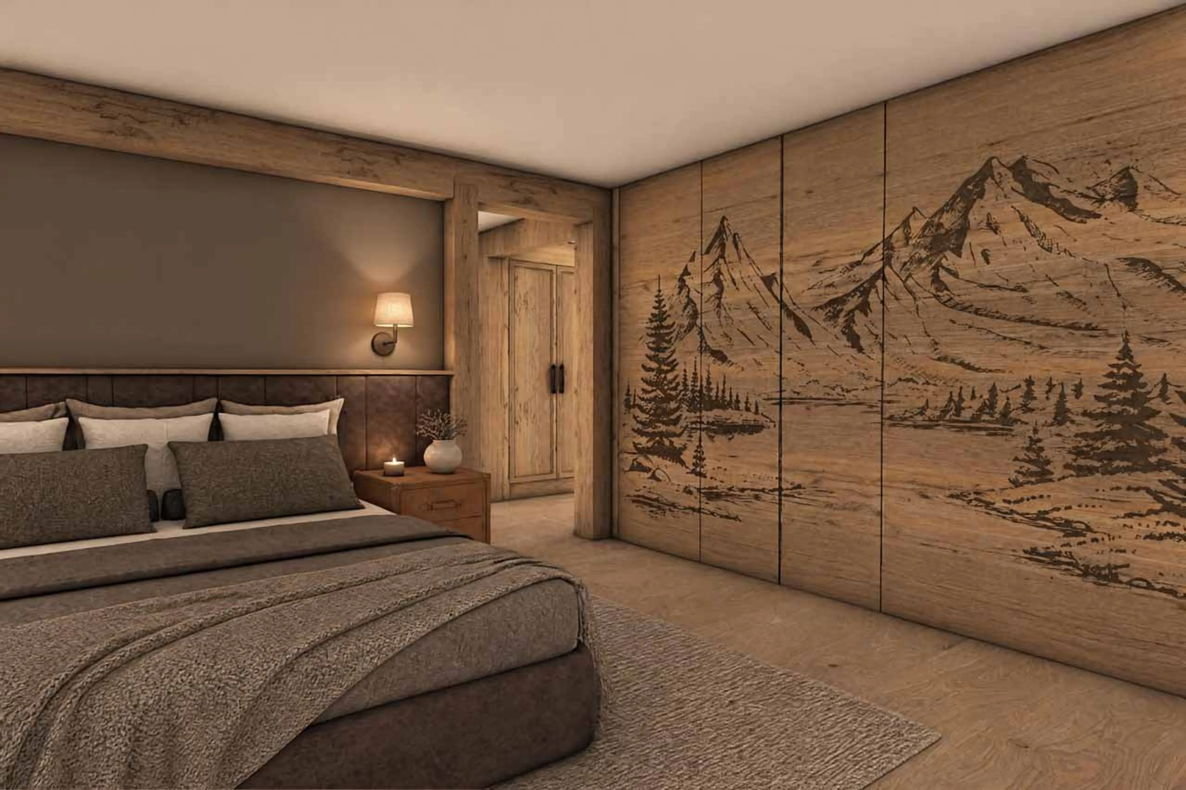 Bedroom two at Apartment Ula Signature 102 in Lech