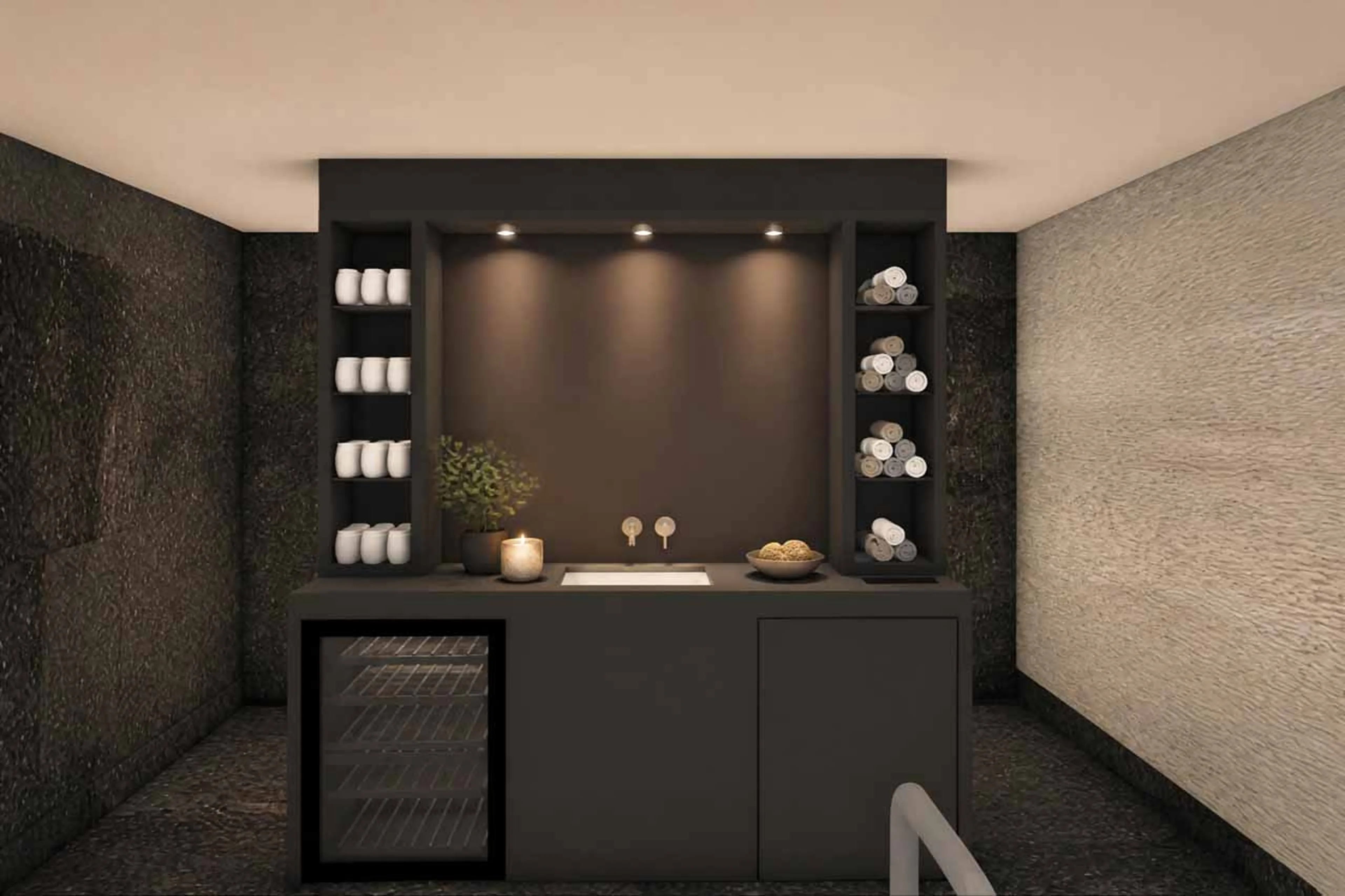 Tea bar at Ula Signature 103 in Lech