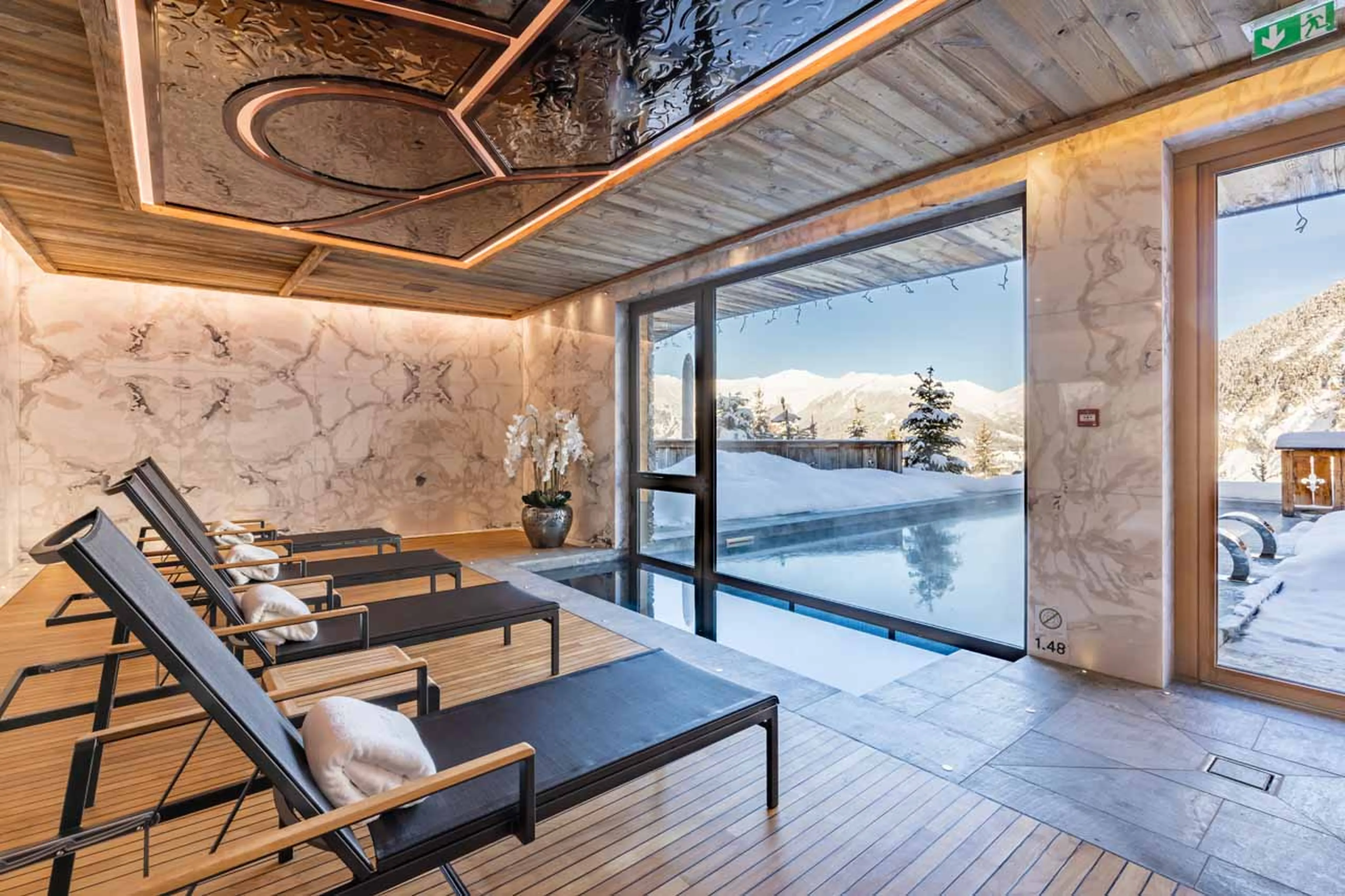 Relaxation area at Ultima Courchevel Prestige in Courchevel 1650