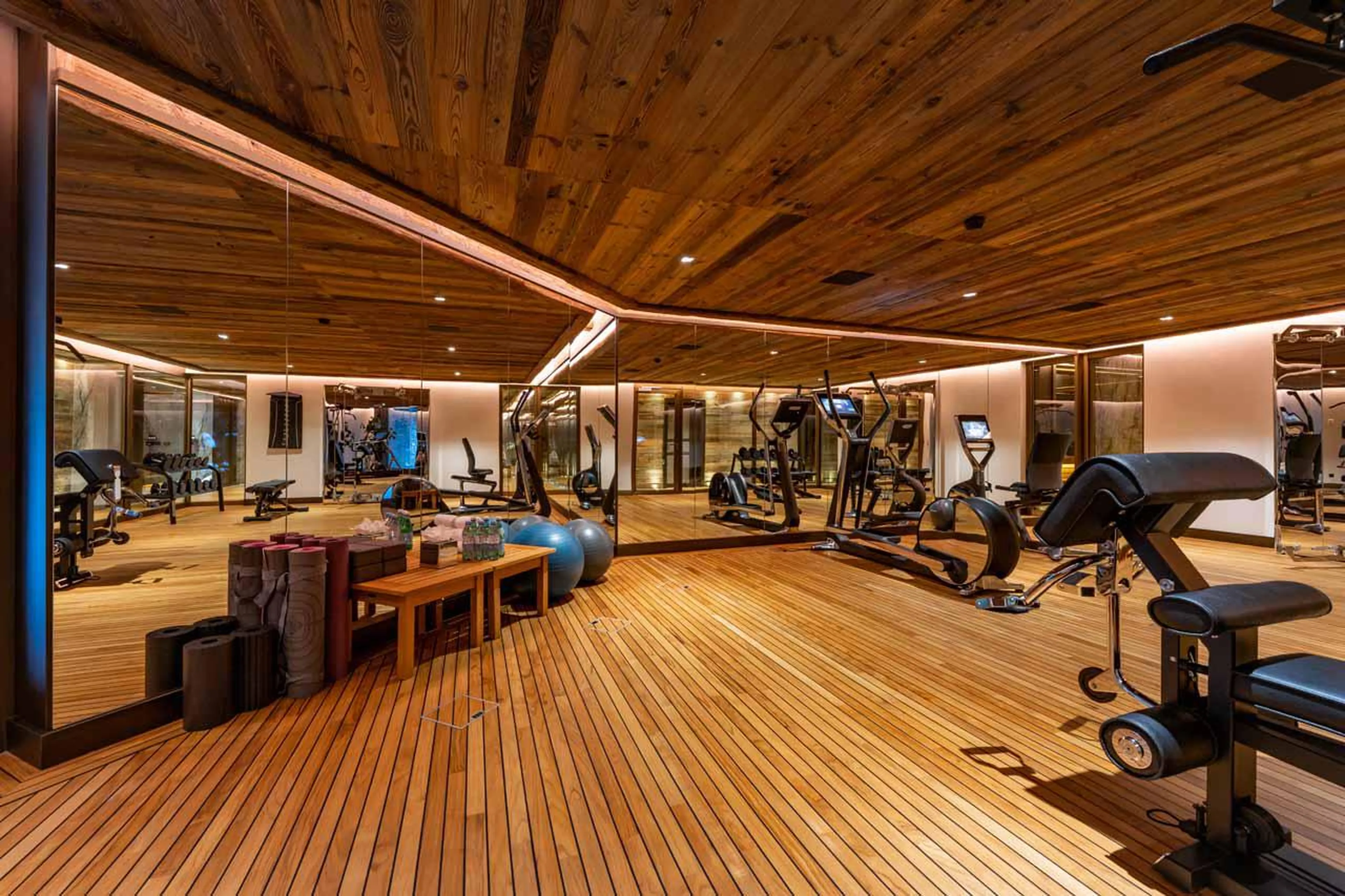 Fitness area at Ultima Crans Montana 1