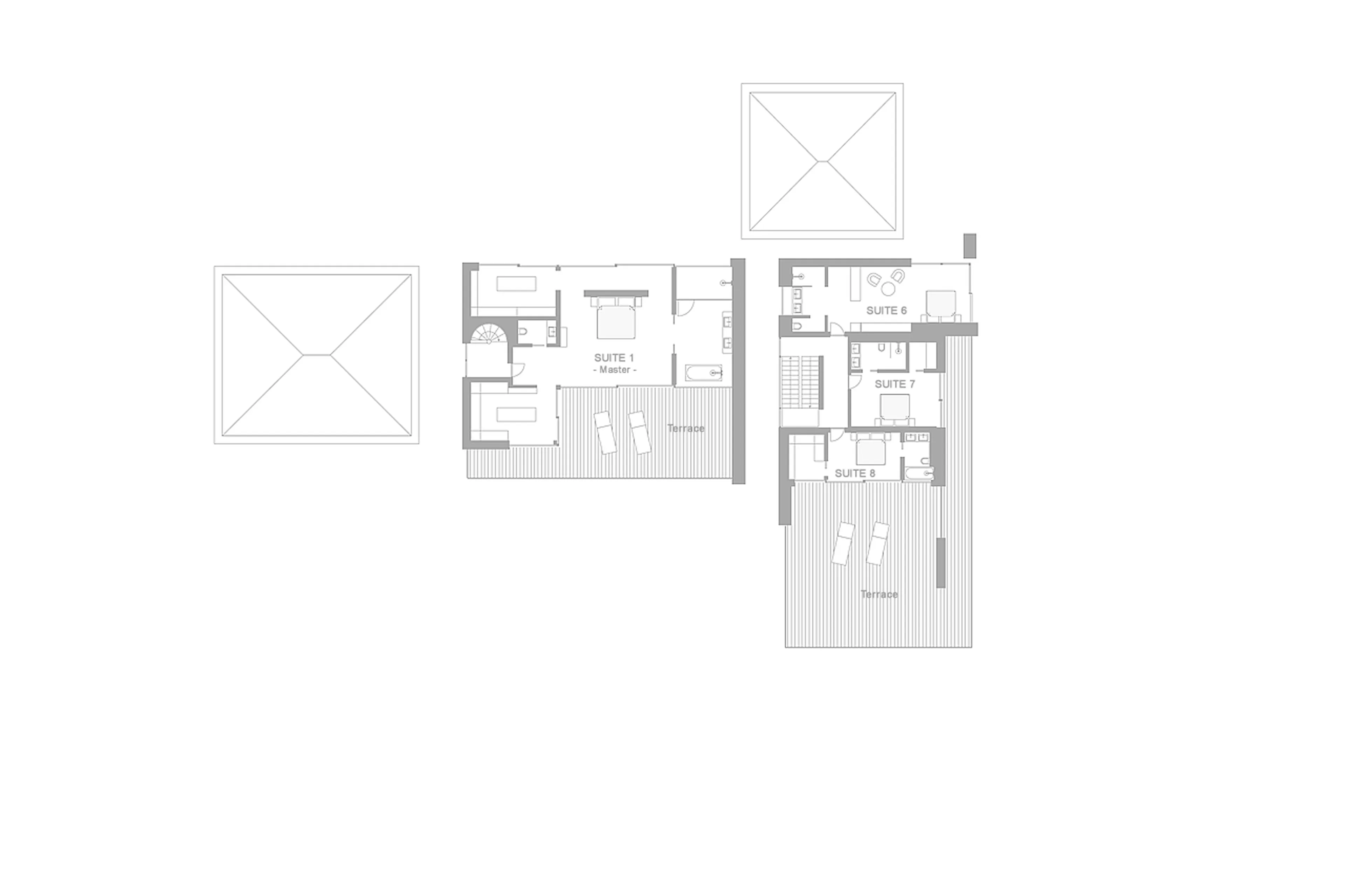Level 1 floor plan of Ultima Grand Villa in Geneva