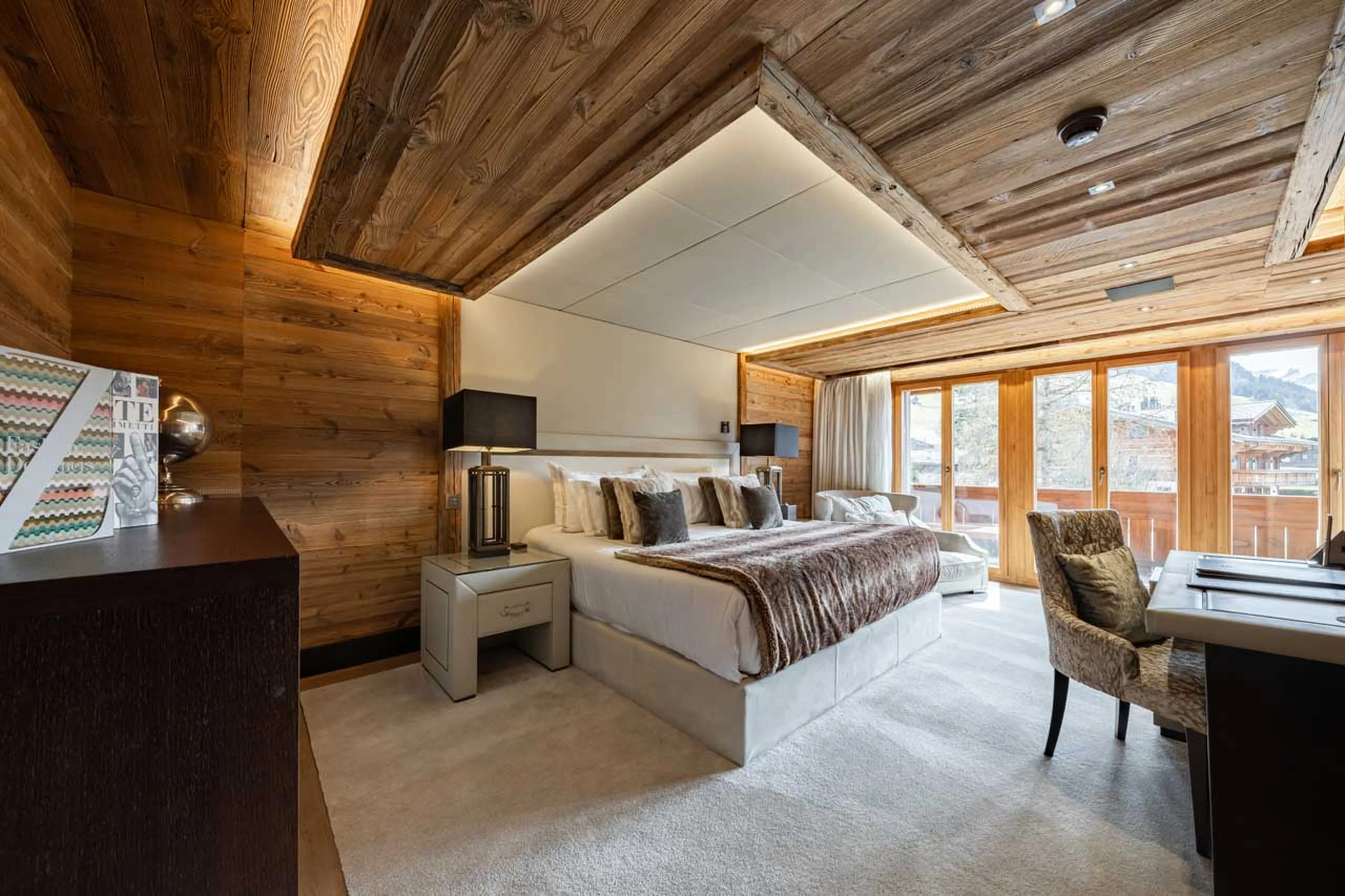 Bedroom one at Ultima Gstaad 4BR Residence in Gstaad