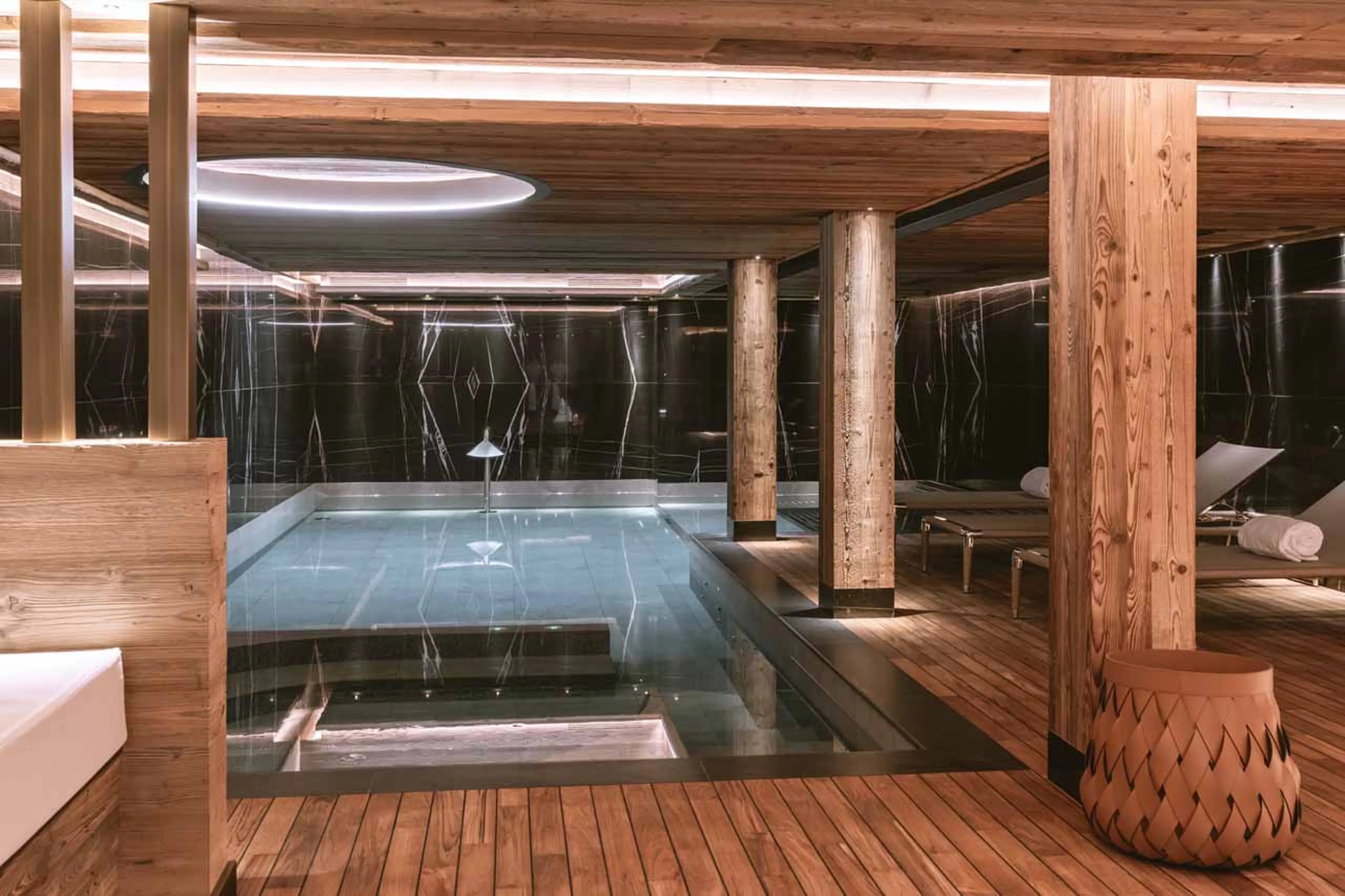 Spa indoor pool in Ultima Gstaad Promenade in Gstaad