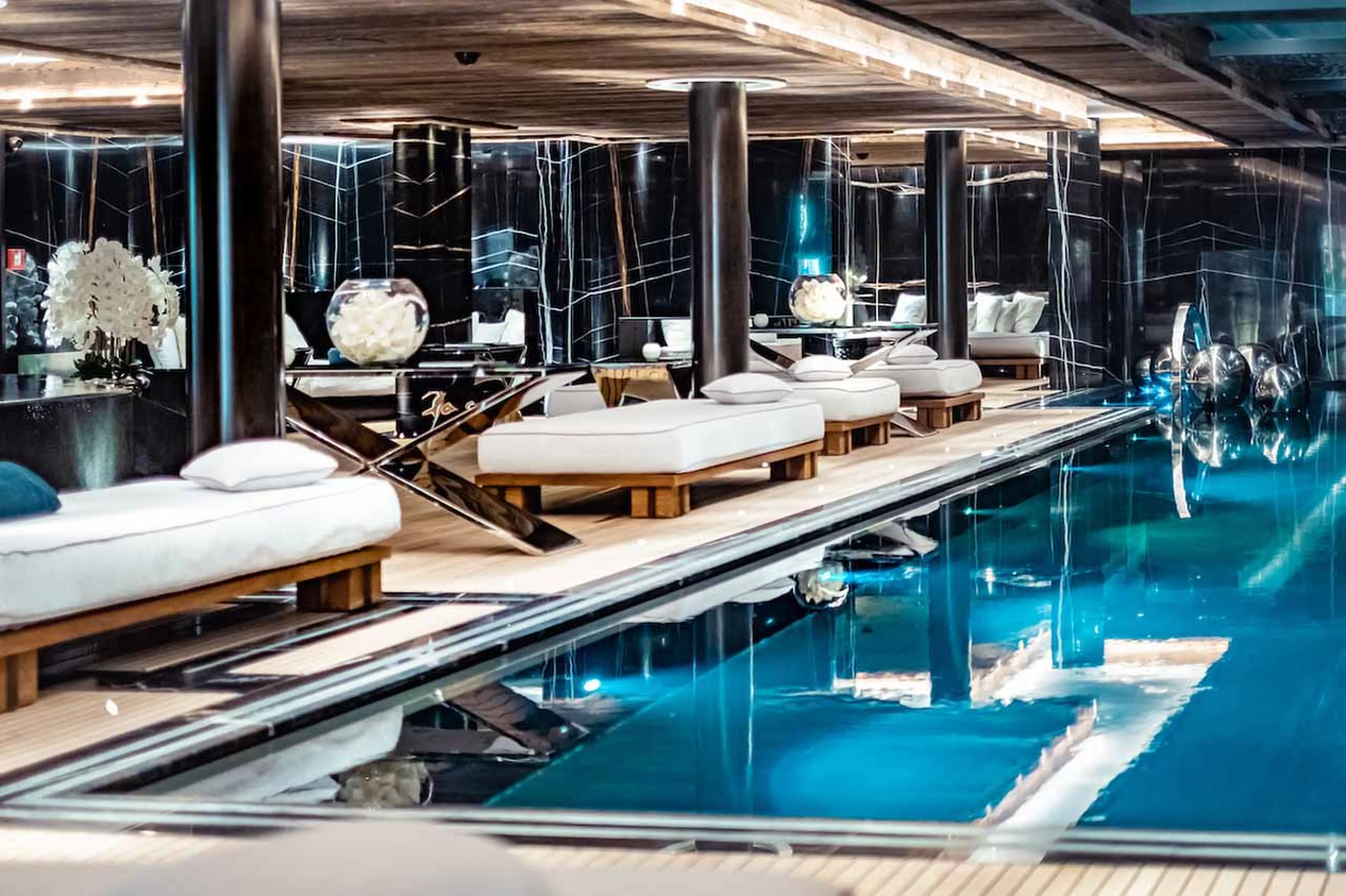 Relaxation area at Ultima Gstaad 3BR Residence in Gstaad