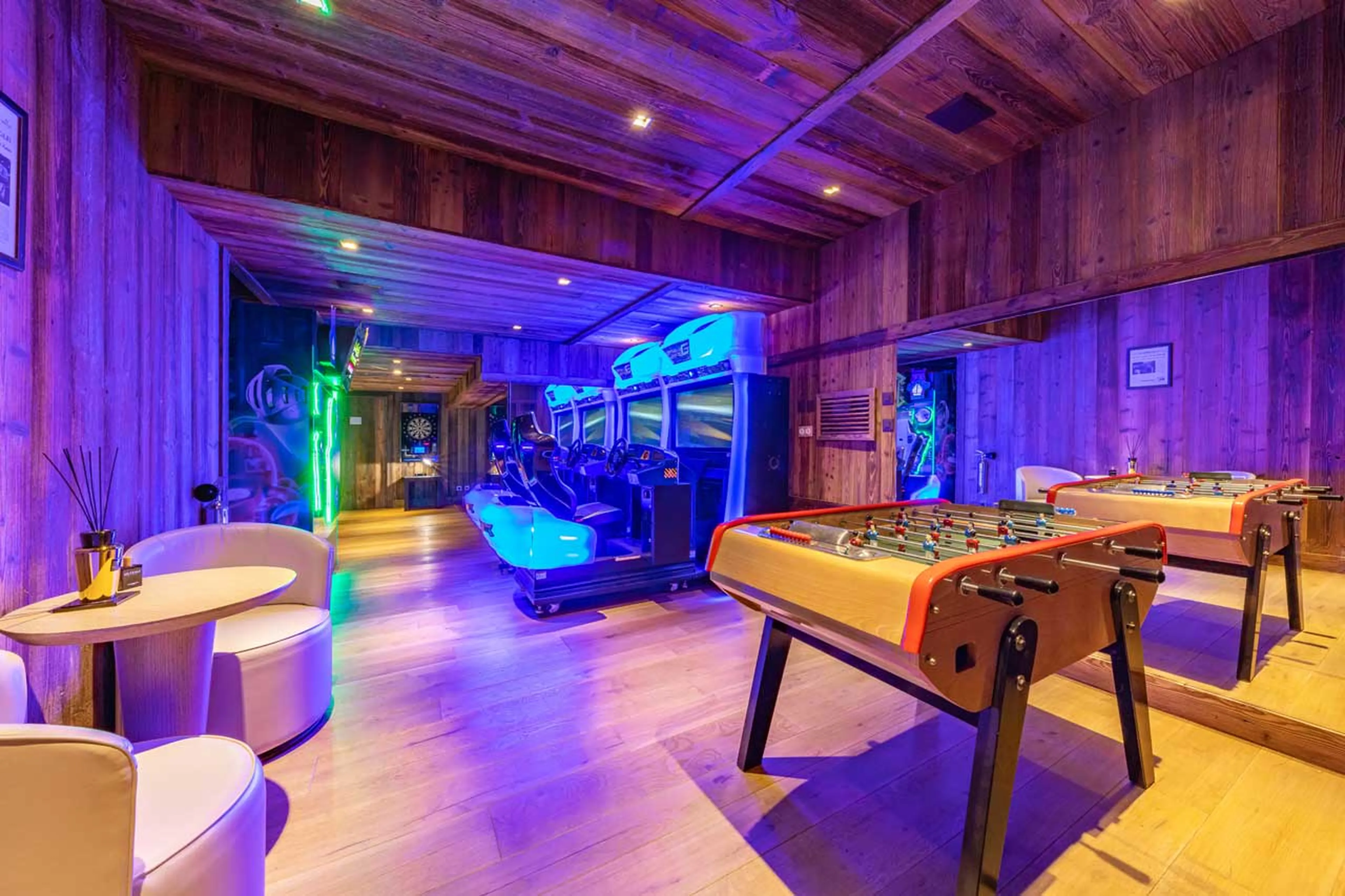 Arcade room at Ultima Megeve