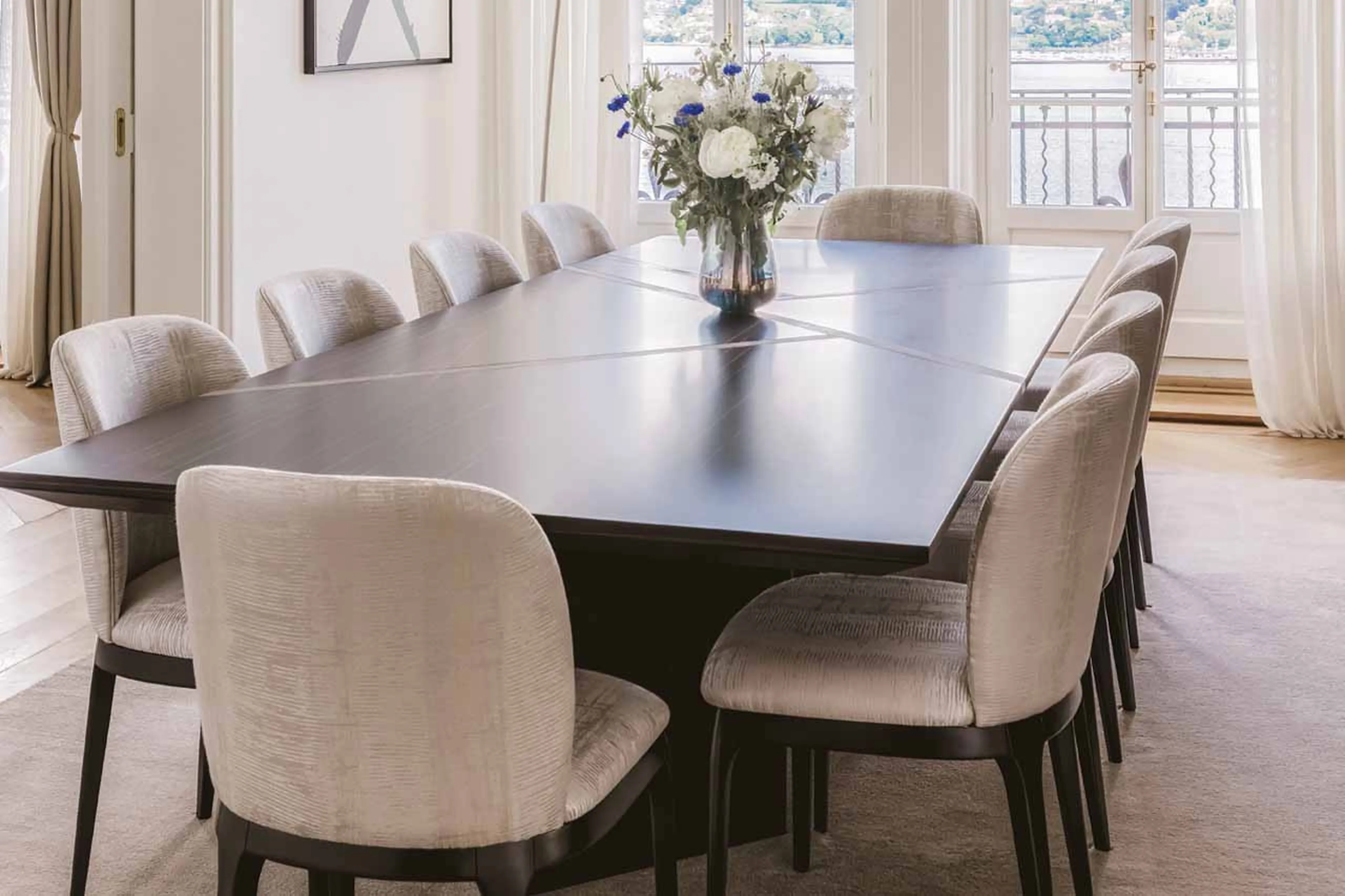 Dining room at Ultima Quai Wilson Six Bedroom Duplex Residence in Geneva