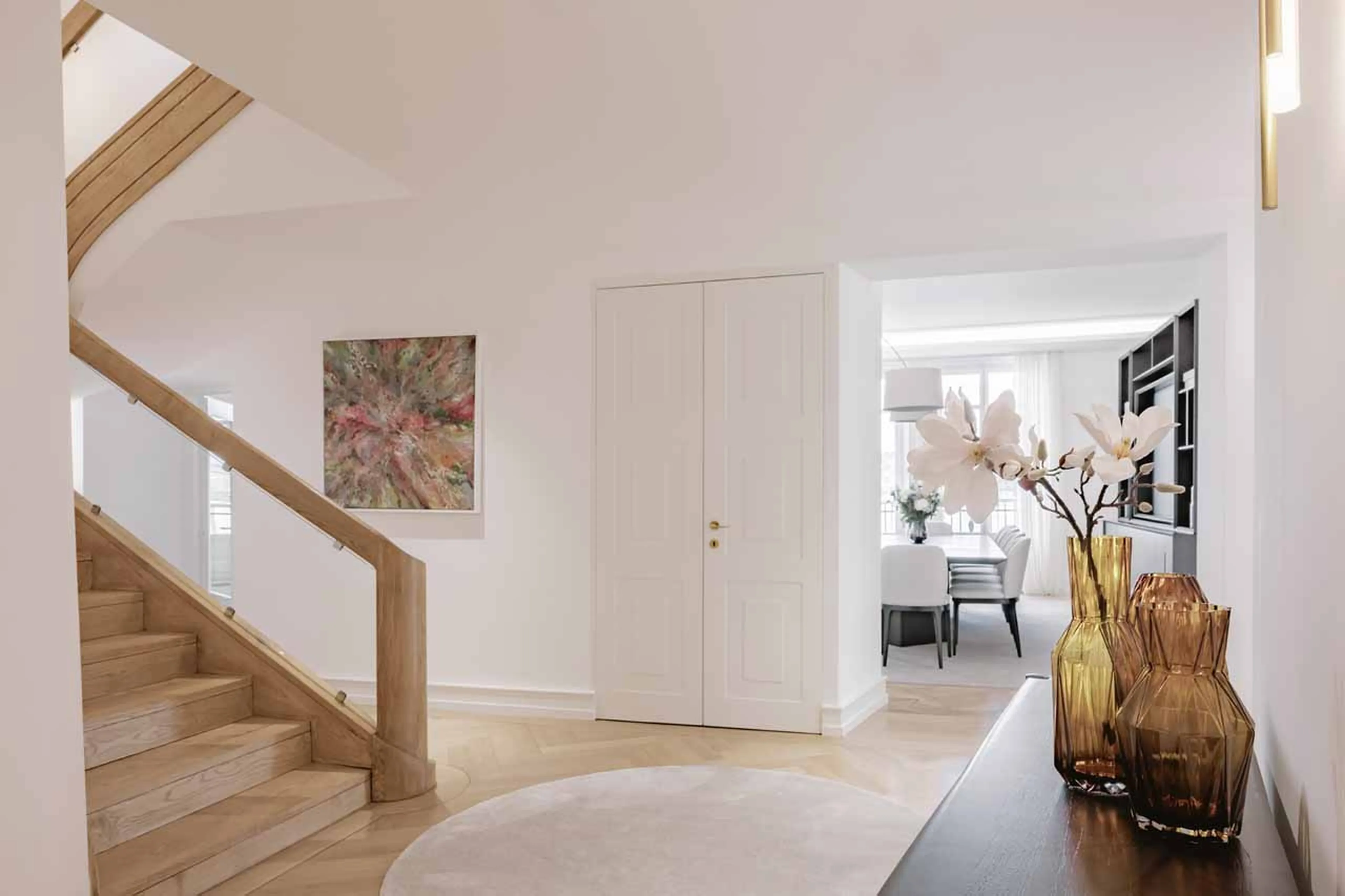 Hallway at Ultima Quai Wilson Six Bedroom Duplex Residence in Geneva