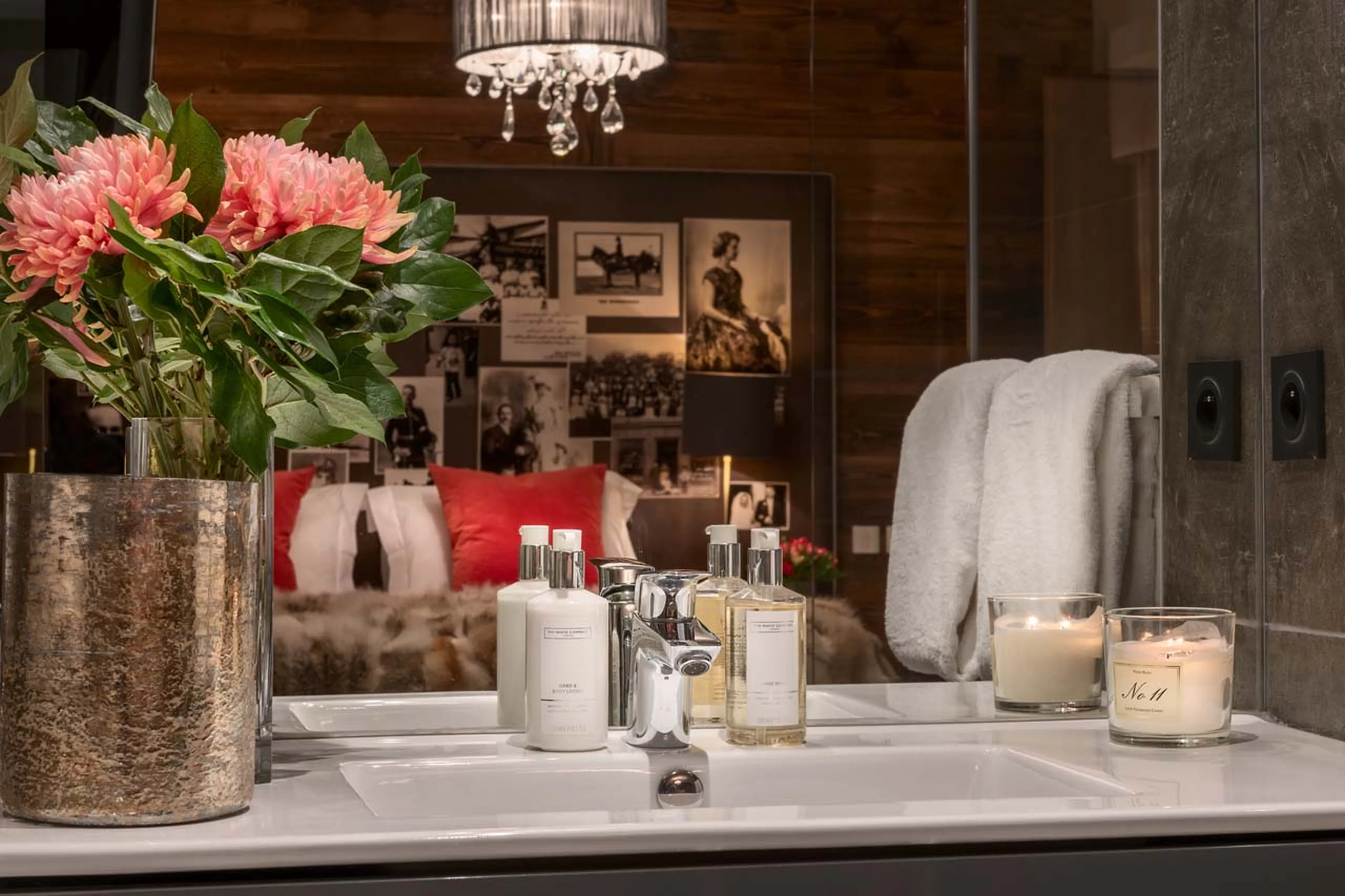 Luxury bath products at Apartment Urban Corniche in Les Gets