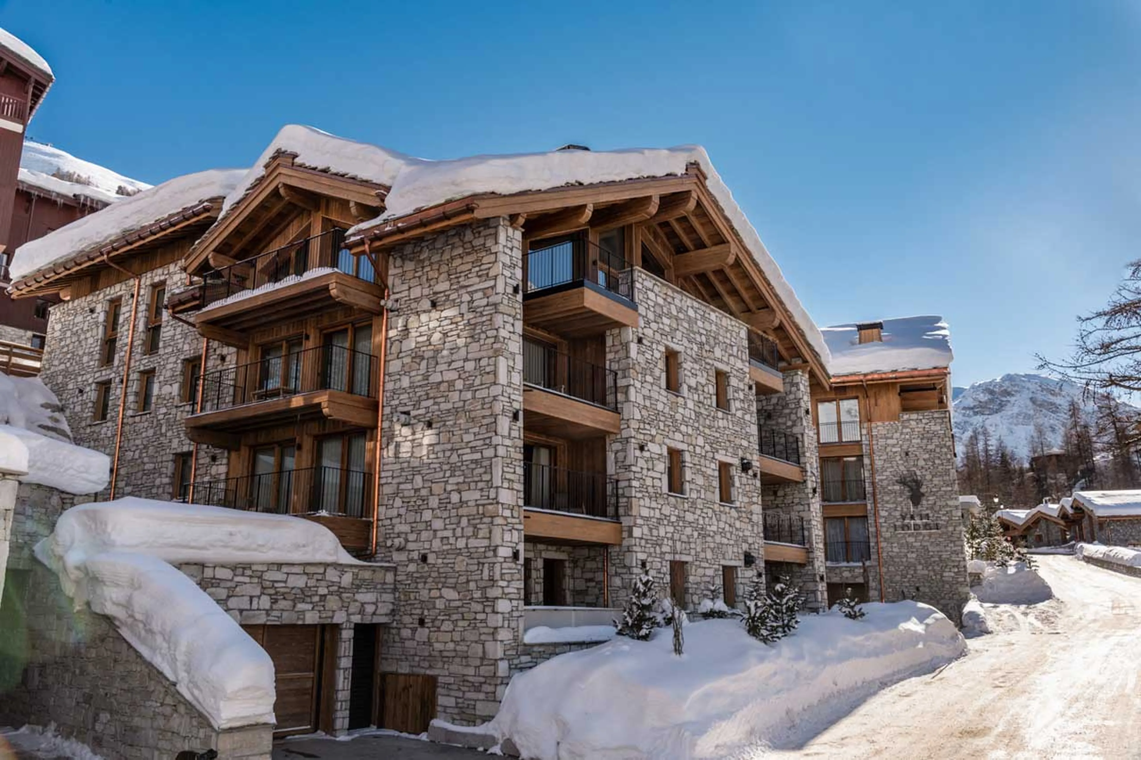 Exterior of the Vail Lodge Residence in Val d'Isere