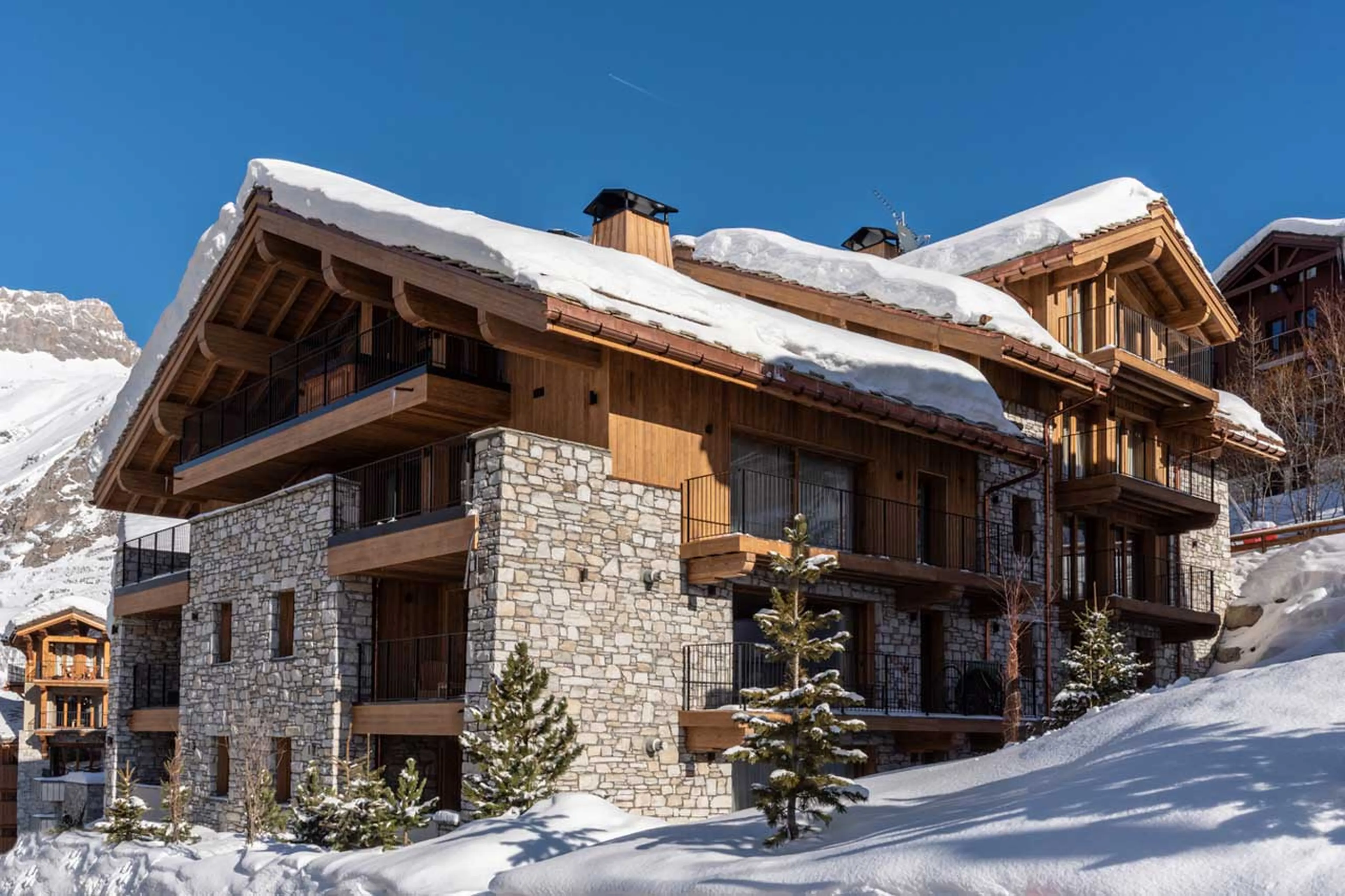 Exterior of the Vail Lodge Residence in Val d'Isere