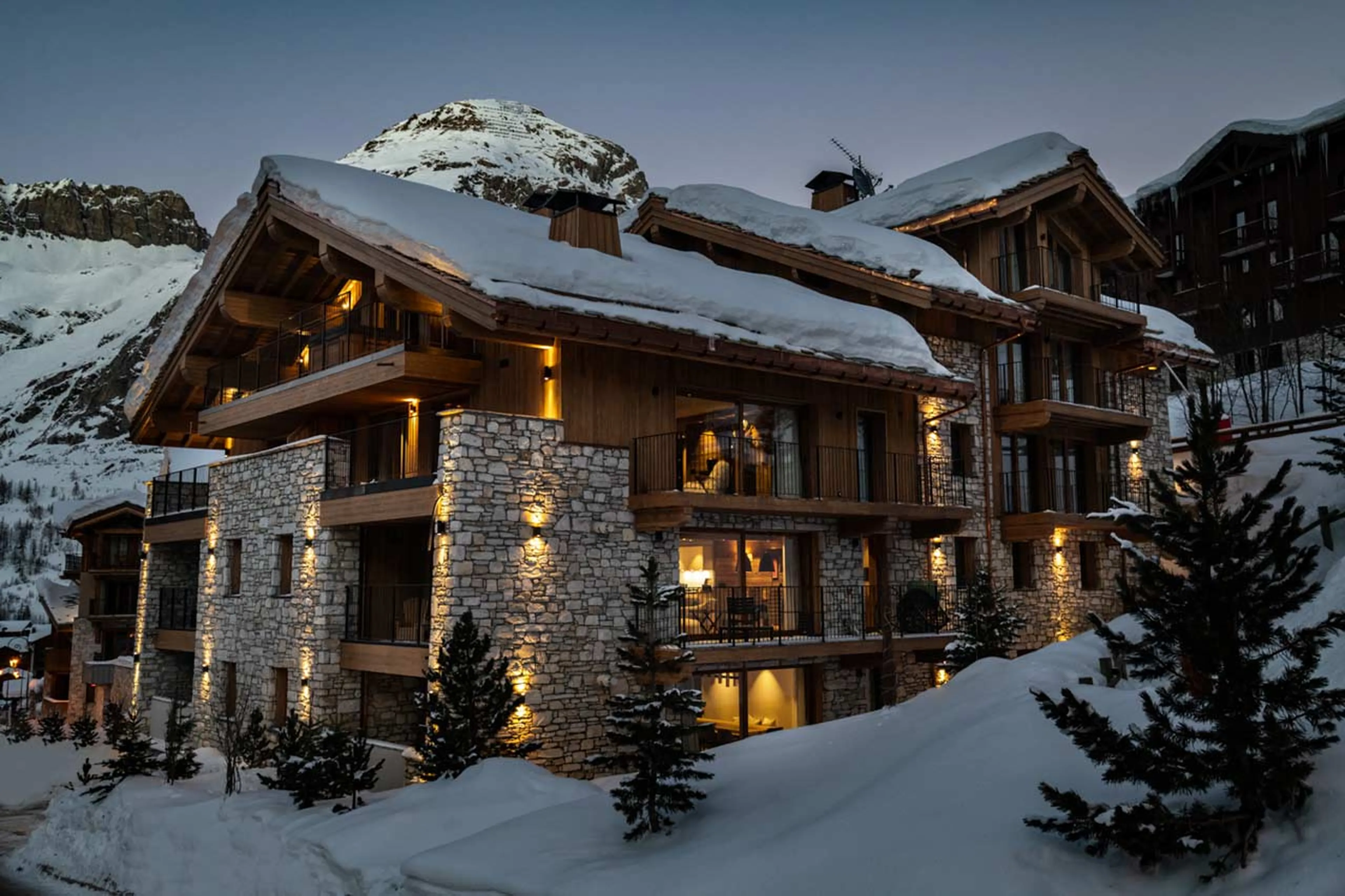 Evening at Penthouse Vail Lodge B41 in Val d'Isere