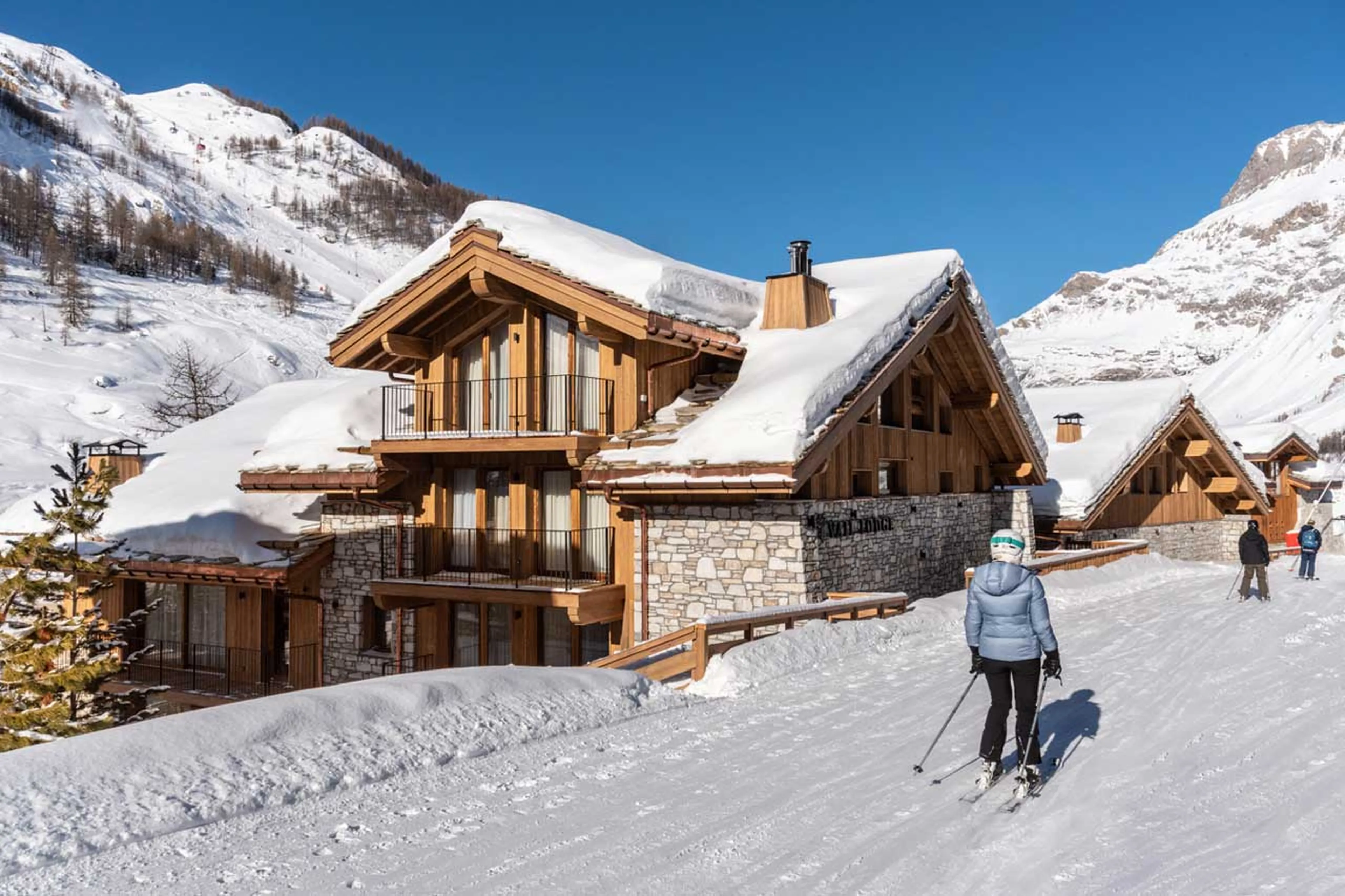 Ski-in/ski-out access of Apartment Vail Lodge A01 in Val d'Isere