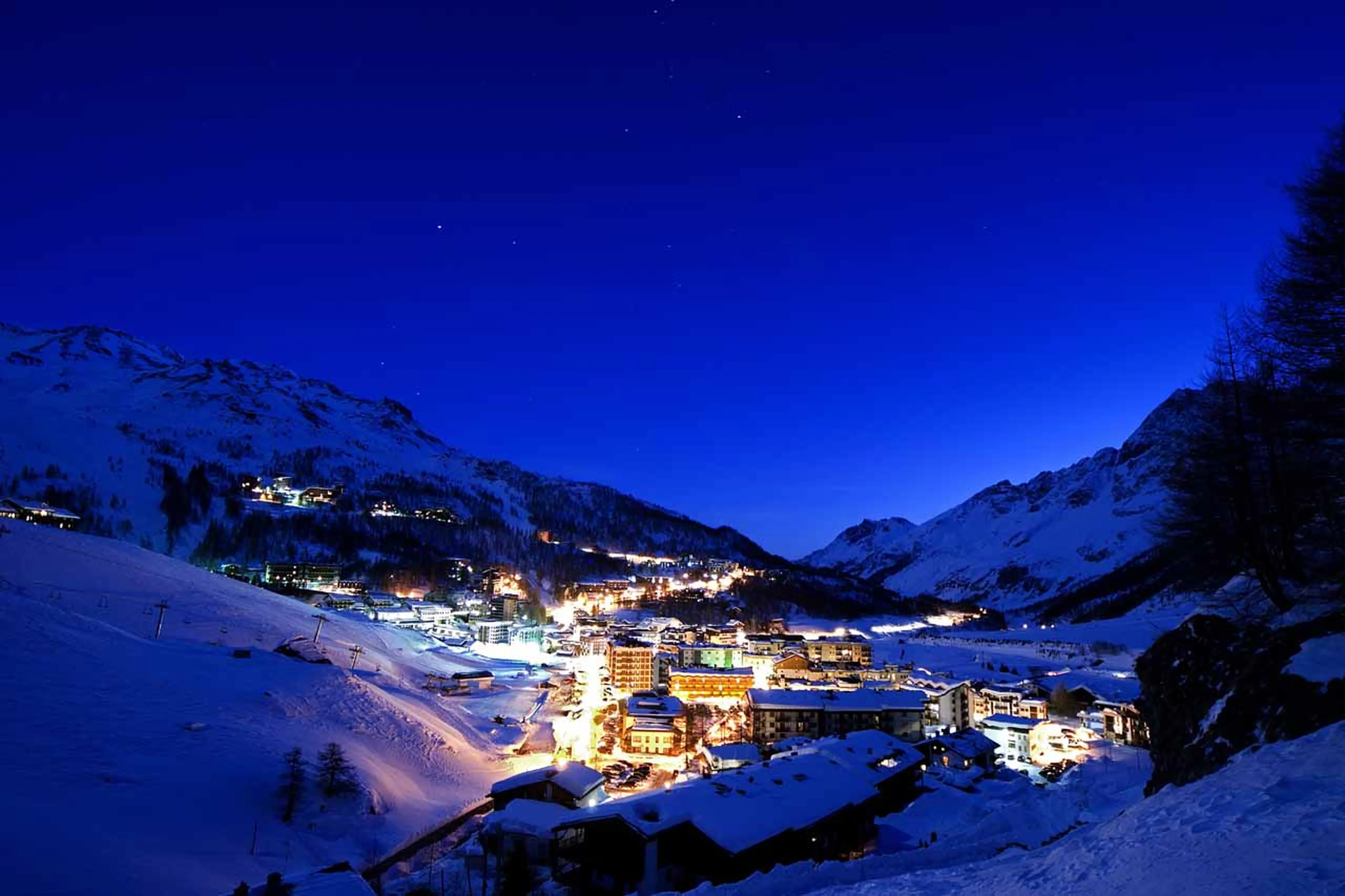 View of Breuil Cervinia