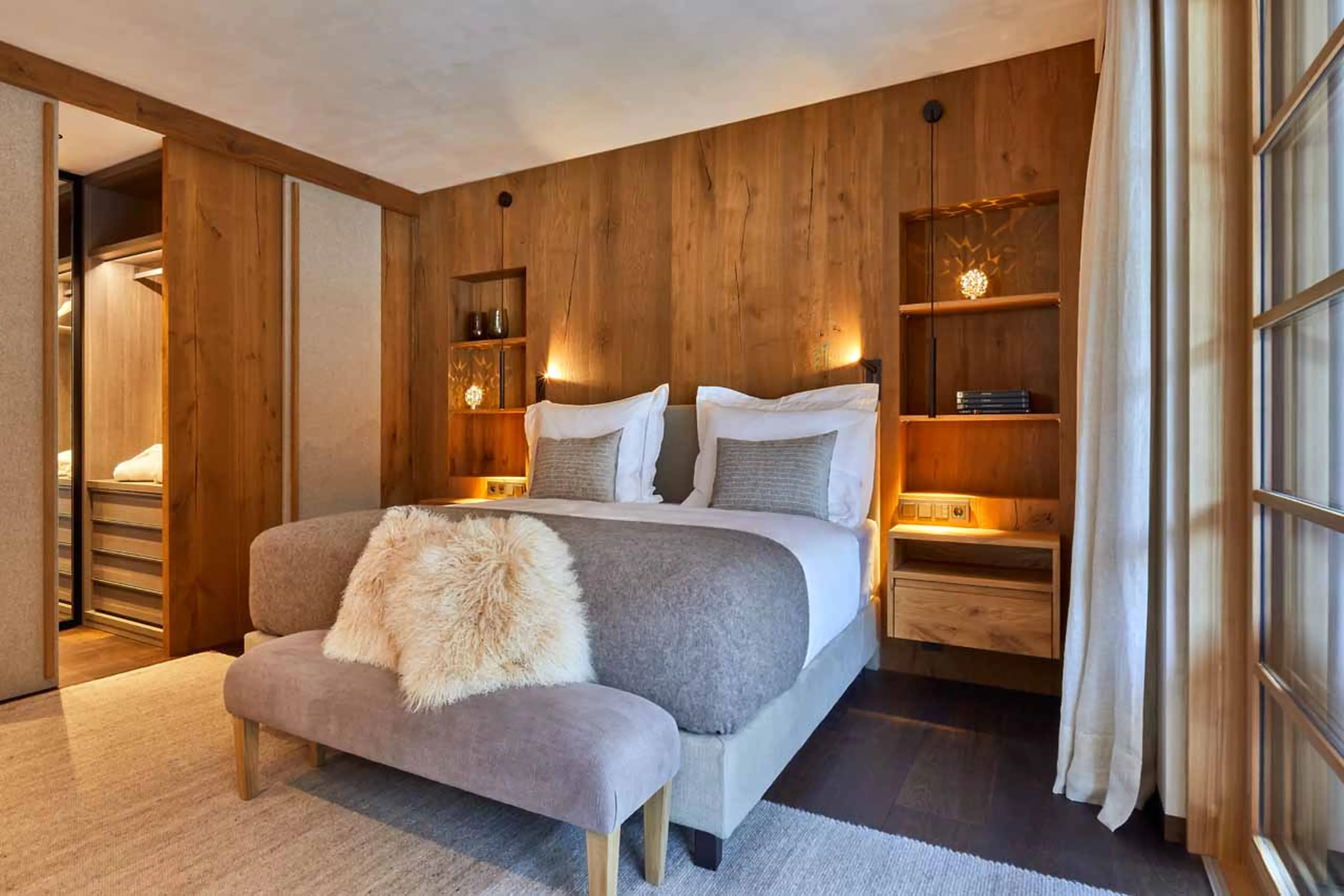 Bedroom one at Villa al Sole 204 in Alta Badia
