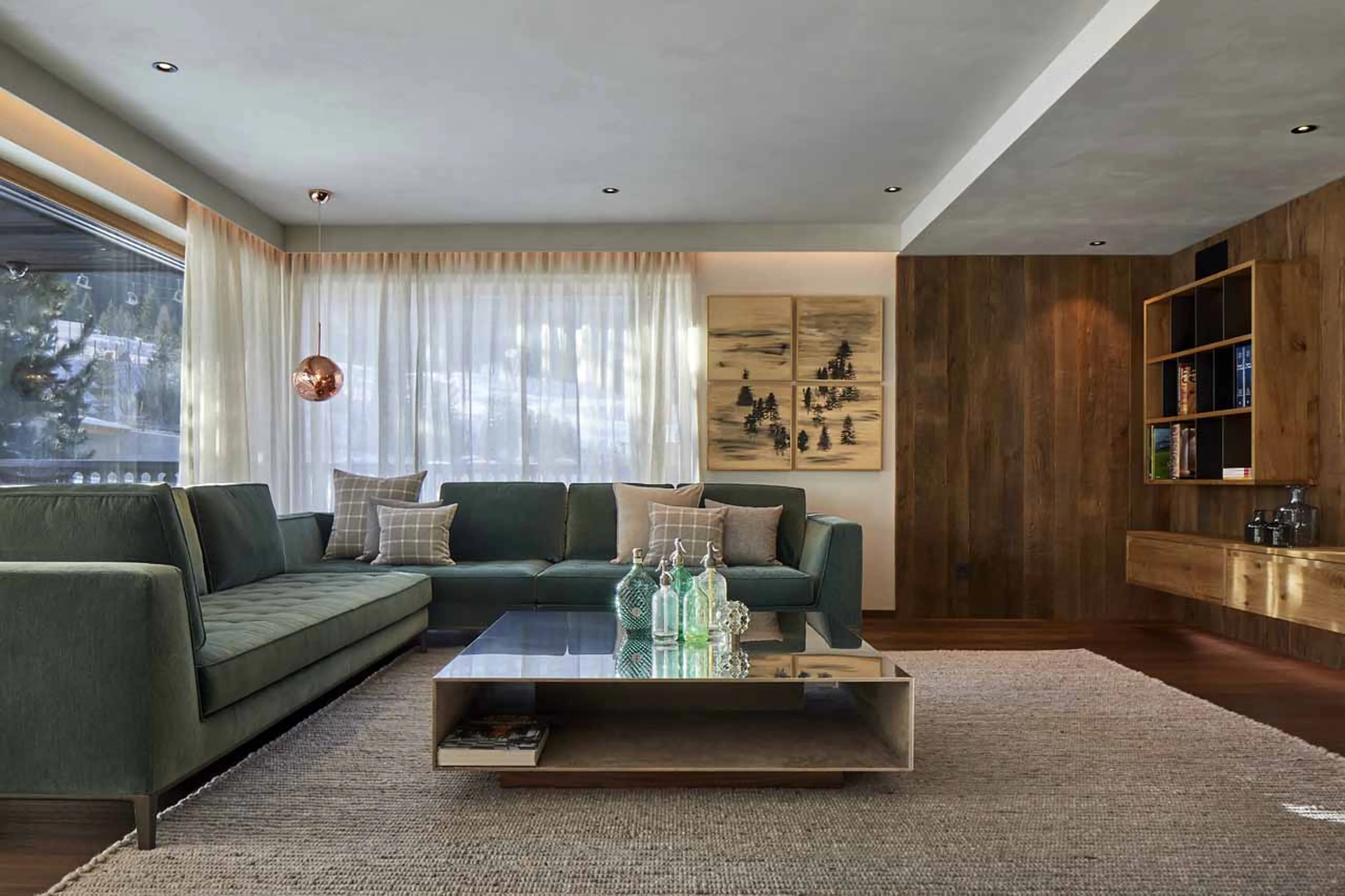 Living area at Villa al Sole 204 in Alta Badia