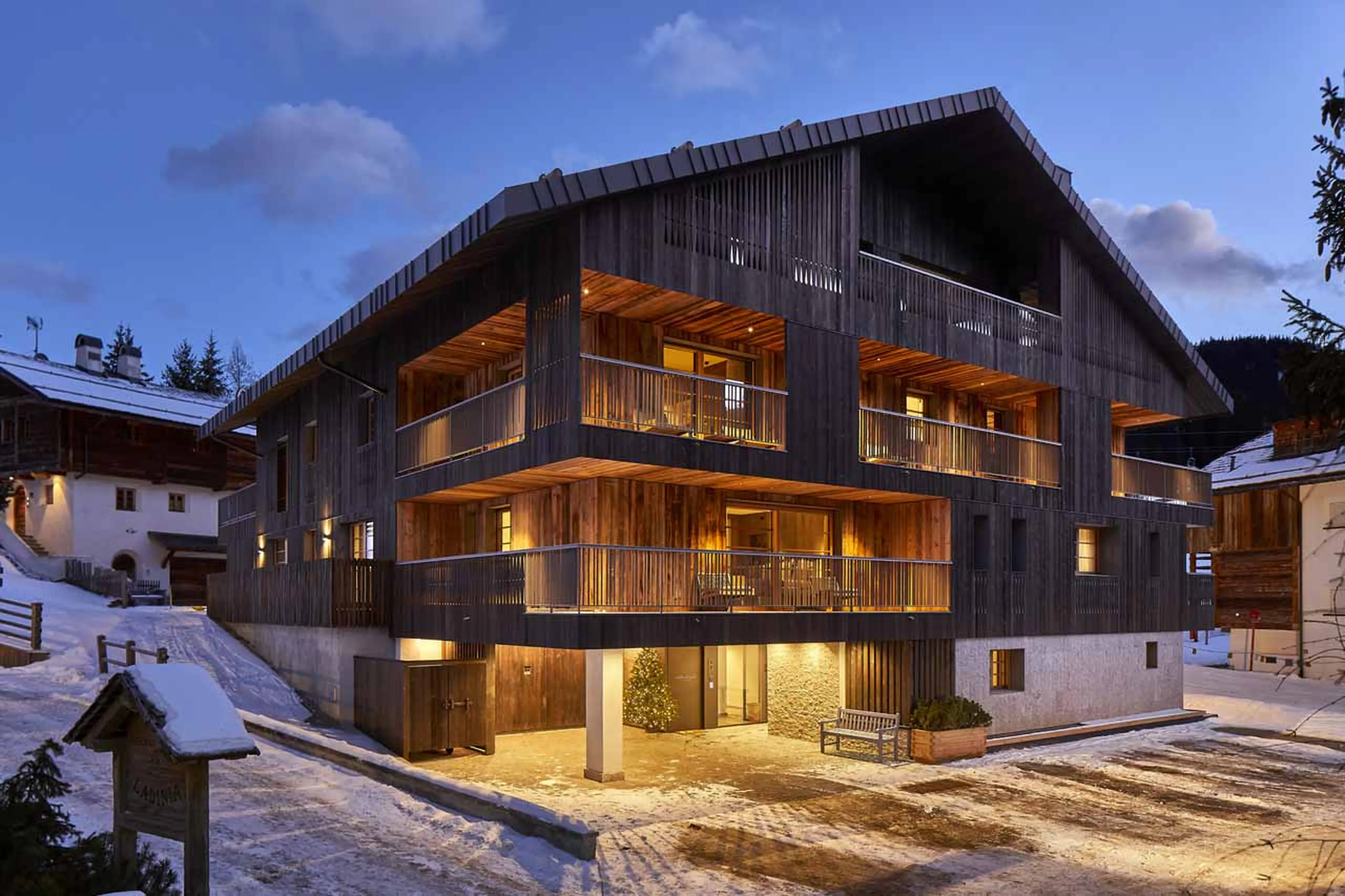 Exterior of Villa al Sole in Alta Badia