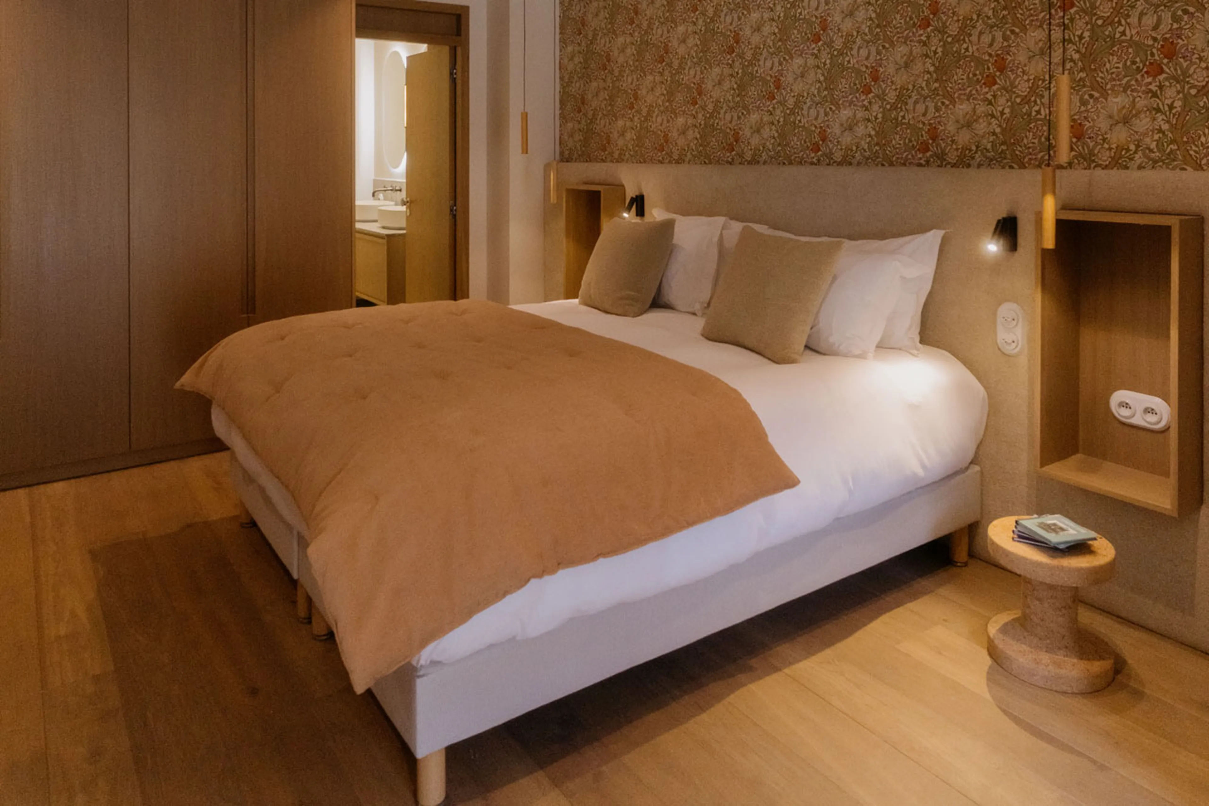 Bedroom two at Villa Butterfly in Chamonix