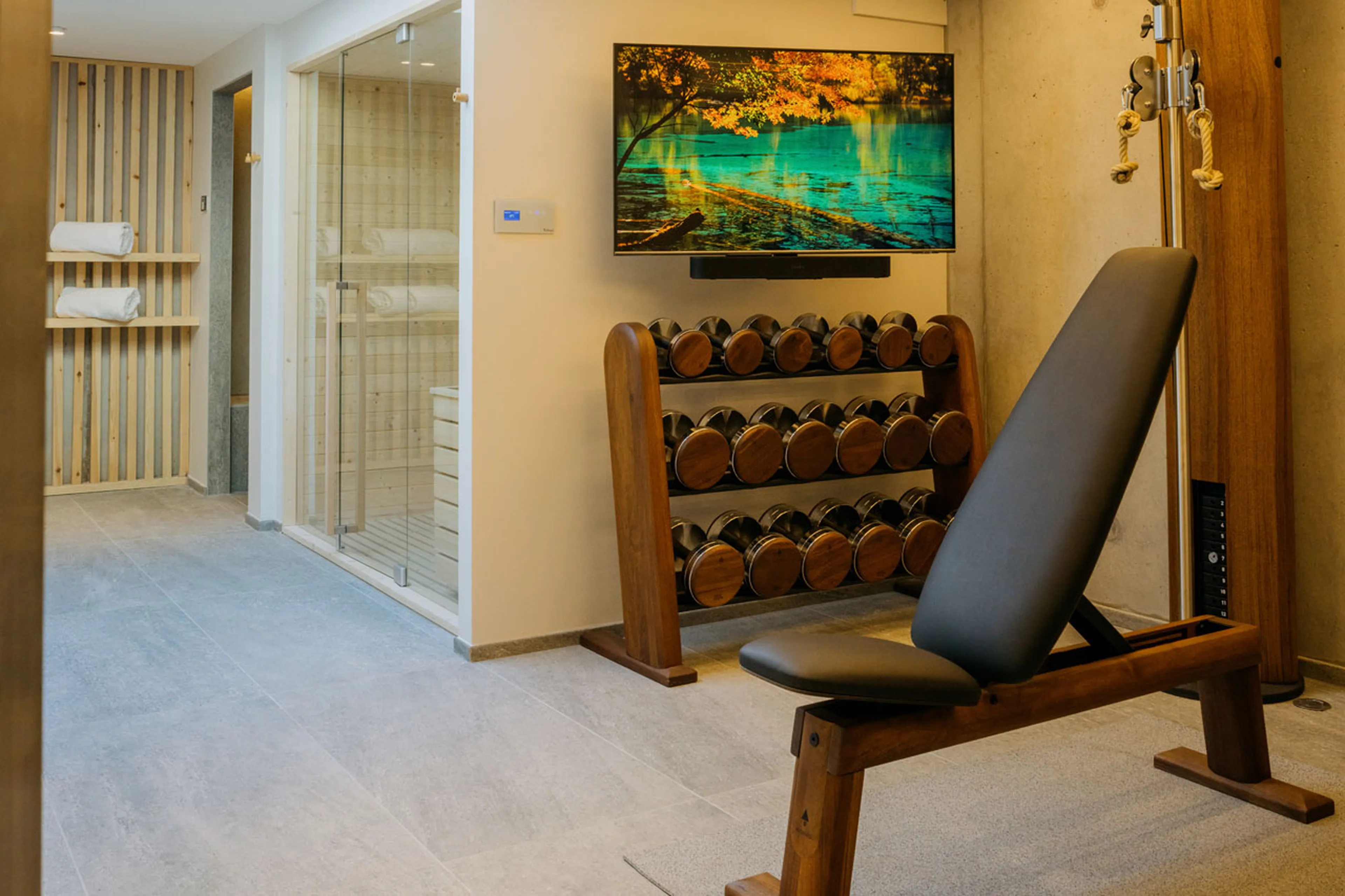 Spa area at Villa Butterfly in Chamonix