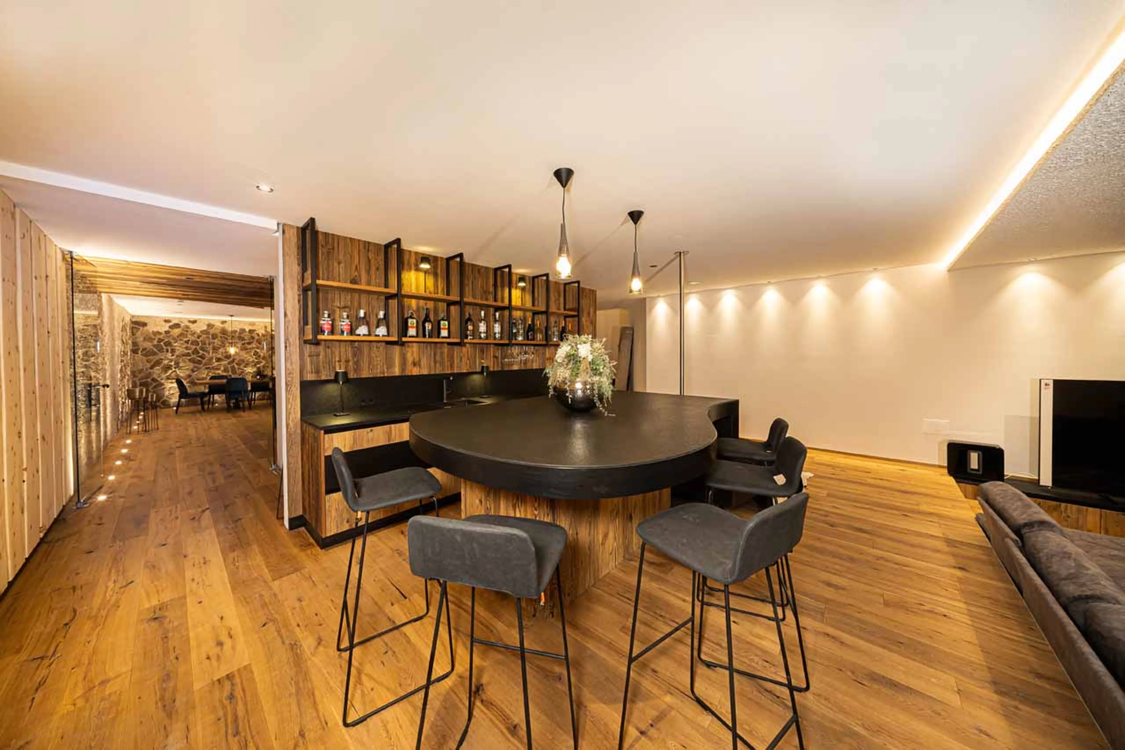 Bar at Chalet Carolina in Val Gardena