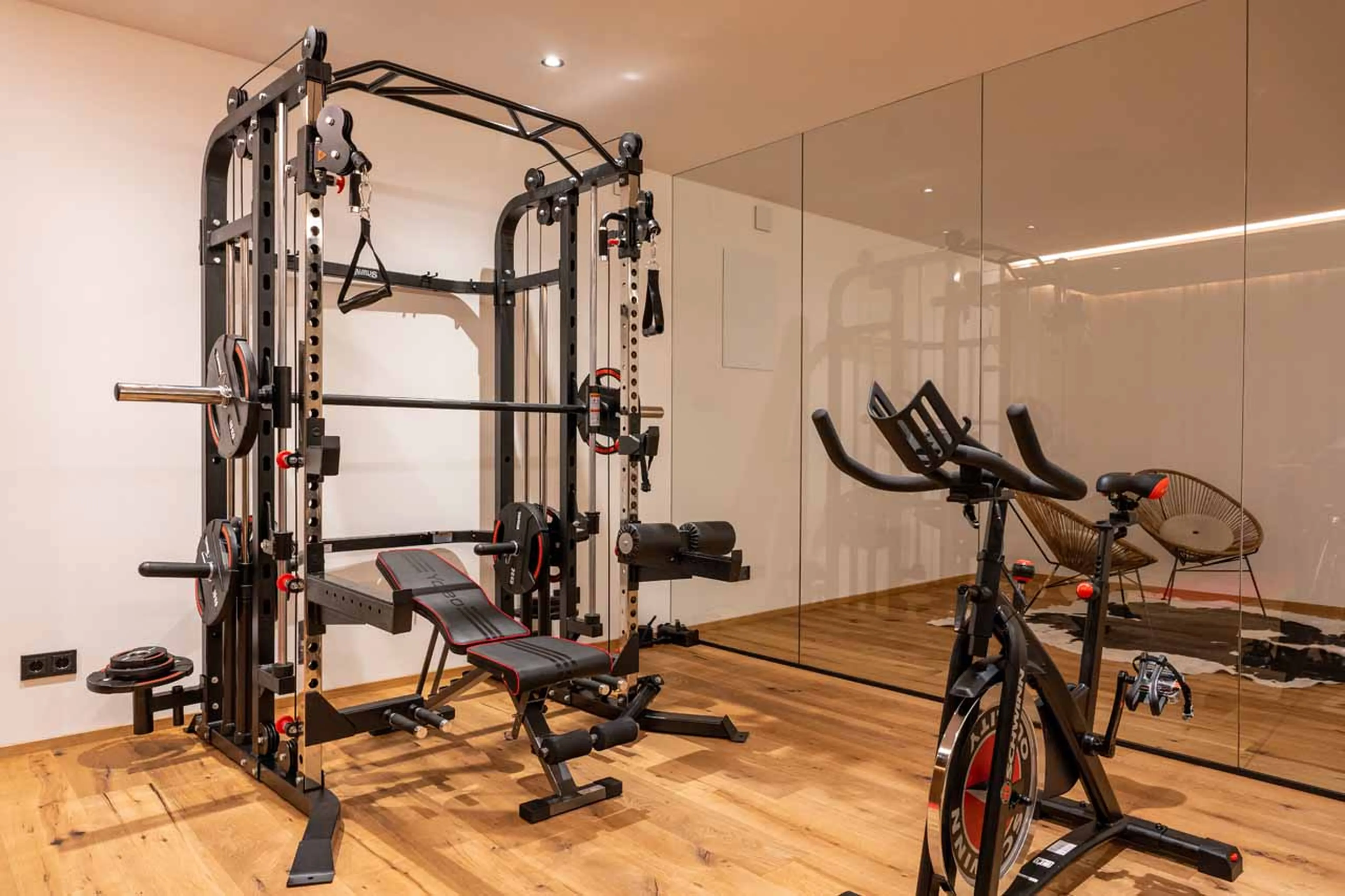 Fitness equipment at Chalet Carolina in Val Gardena