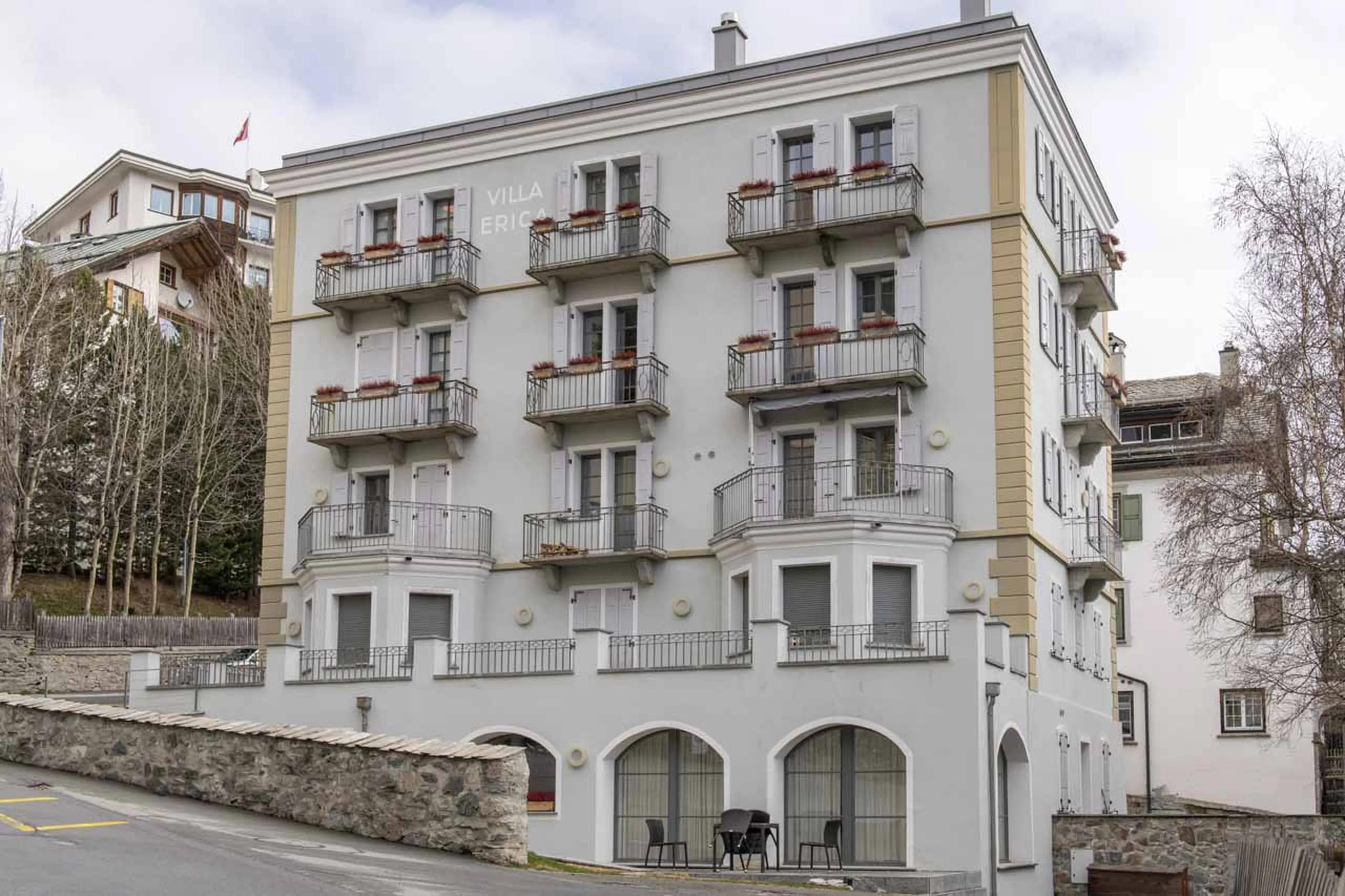 Exterior of Apartment Erica, St Moritz