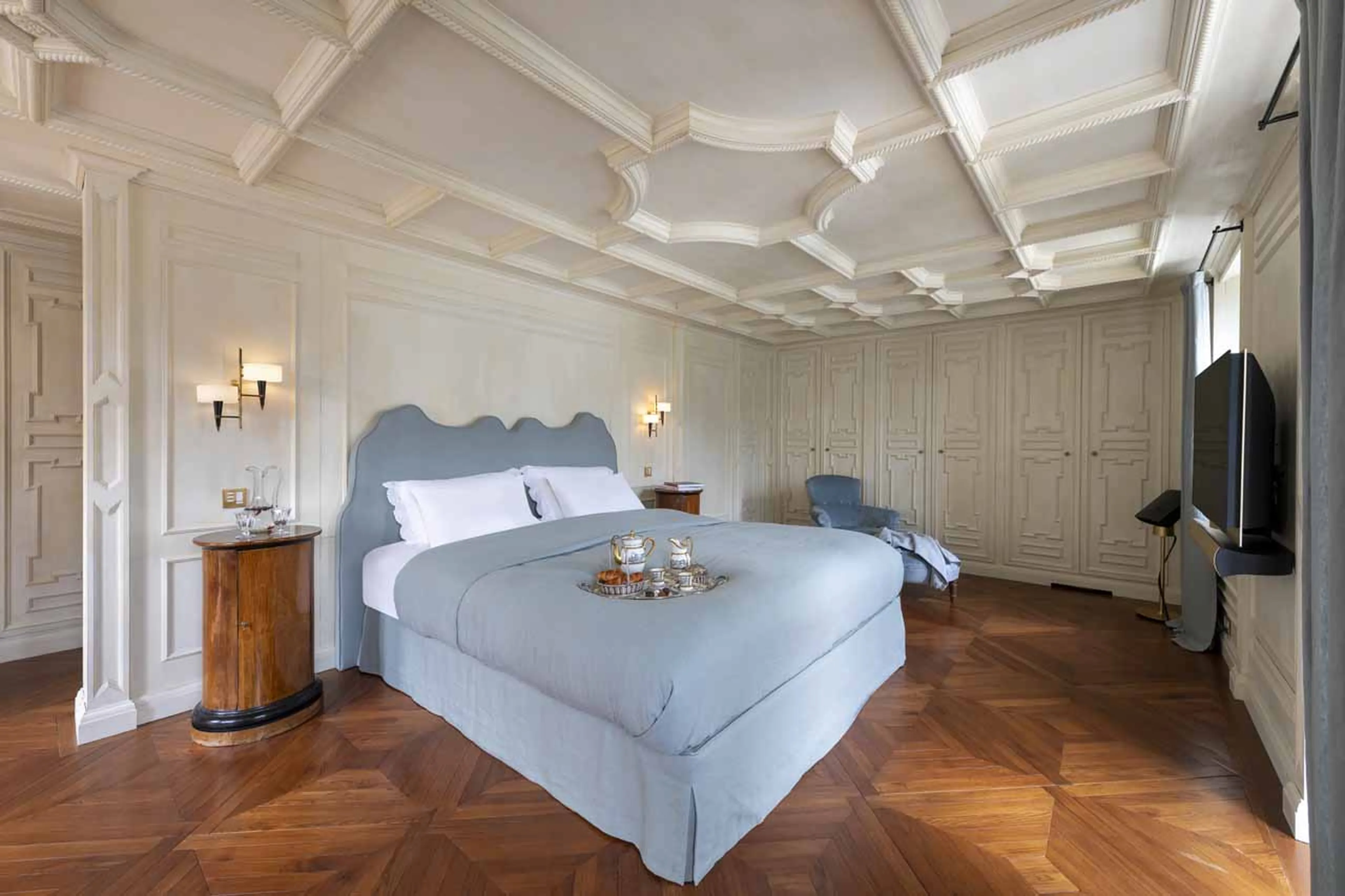 Double bedroom in Villa Erica 1, St Moritz