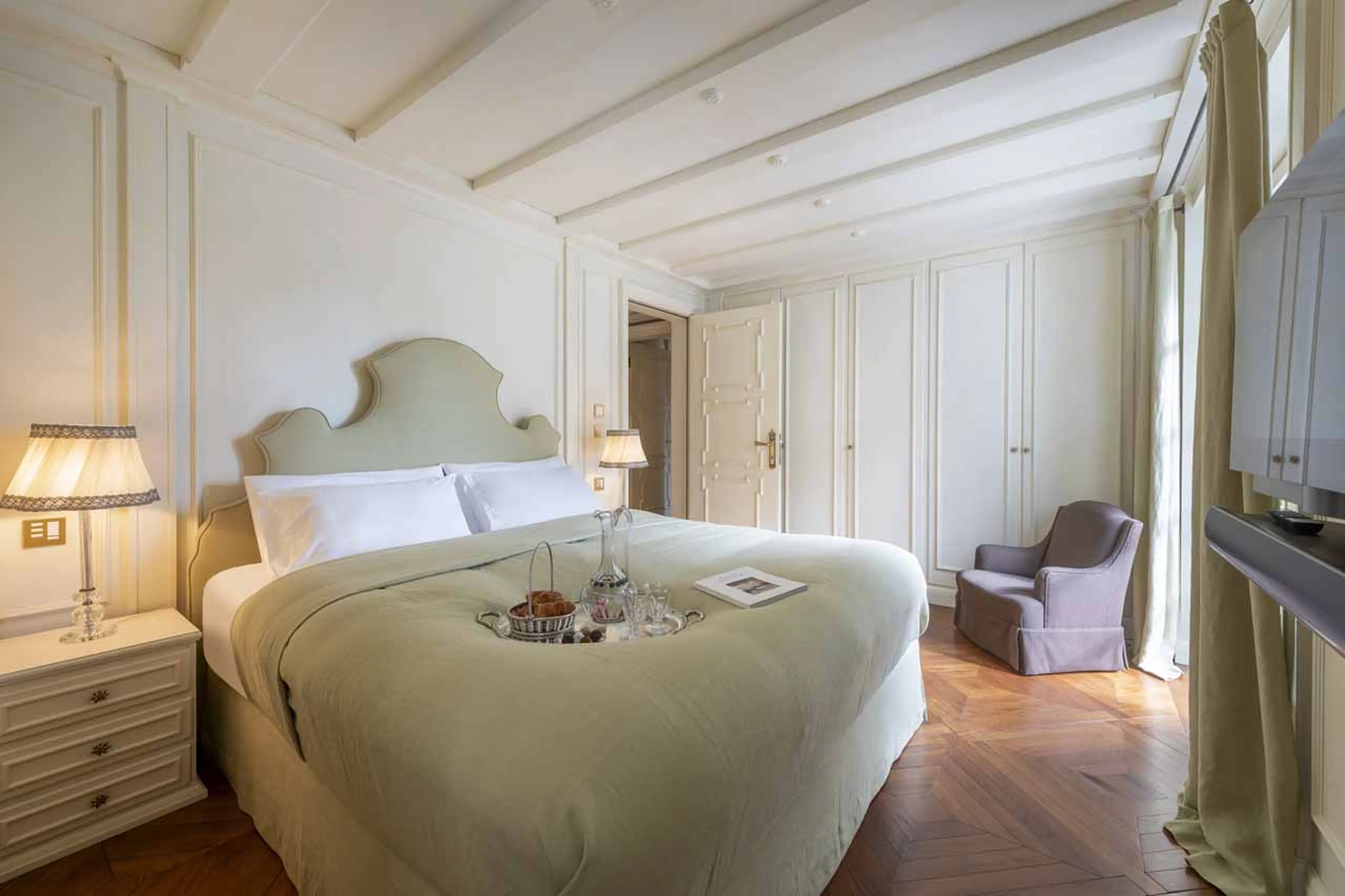 Double bedroom in Villa Erica 1, St Moritz