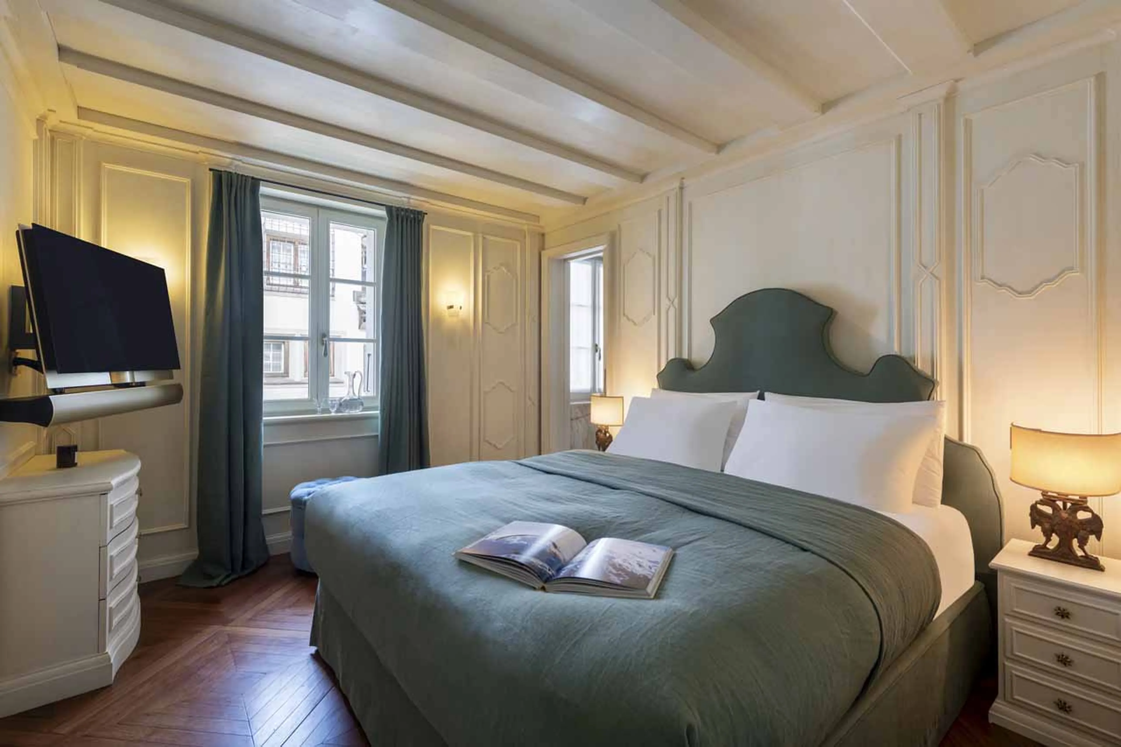 Double bedroom in Villa Erica 1, St Moritz