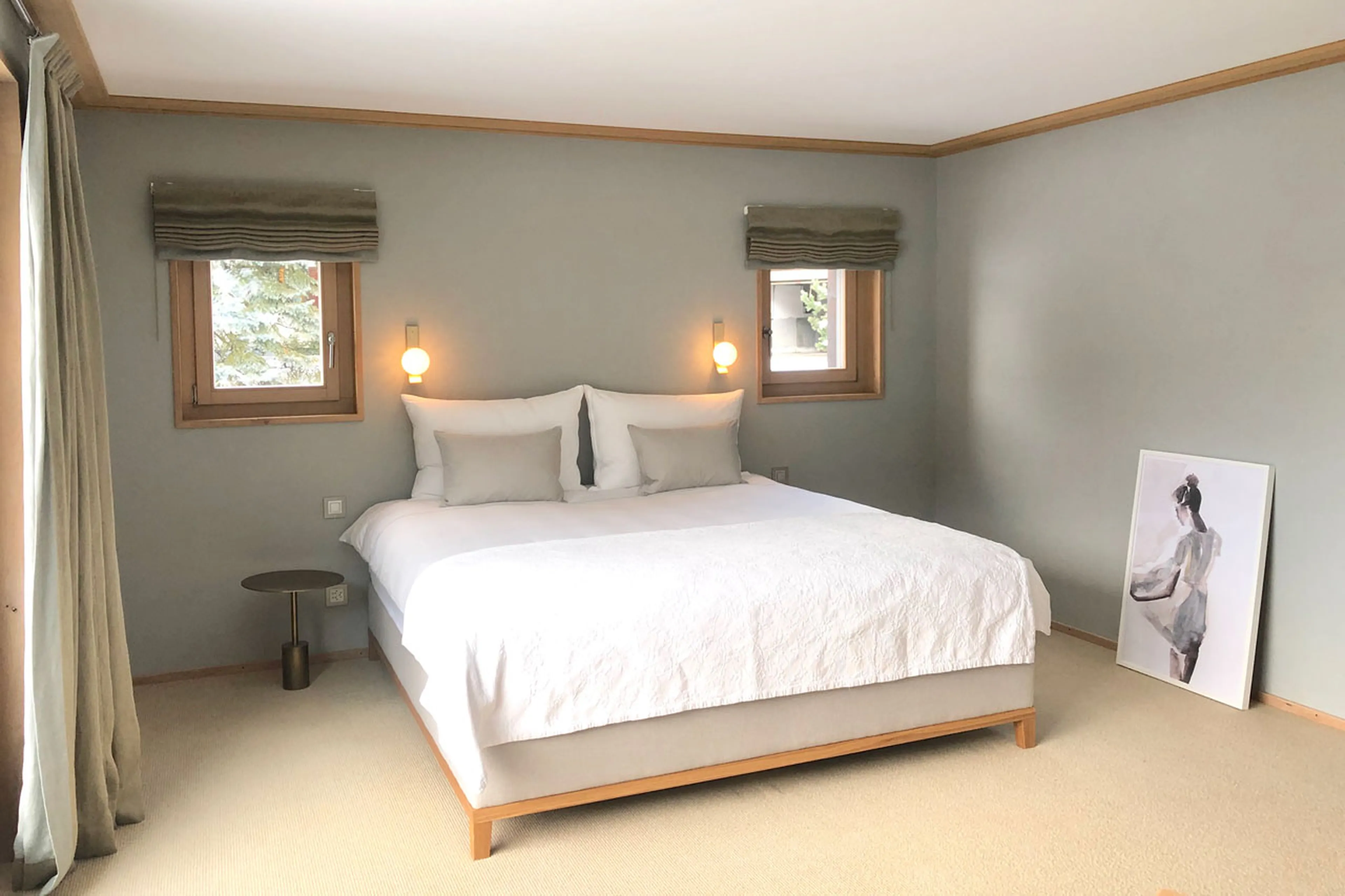 Bedroom one at Villa Grialetsch in Klosters
