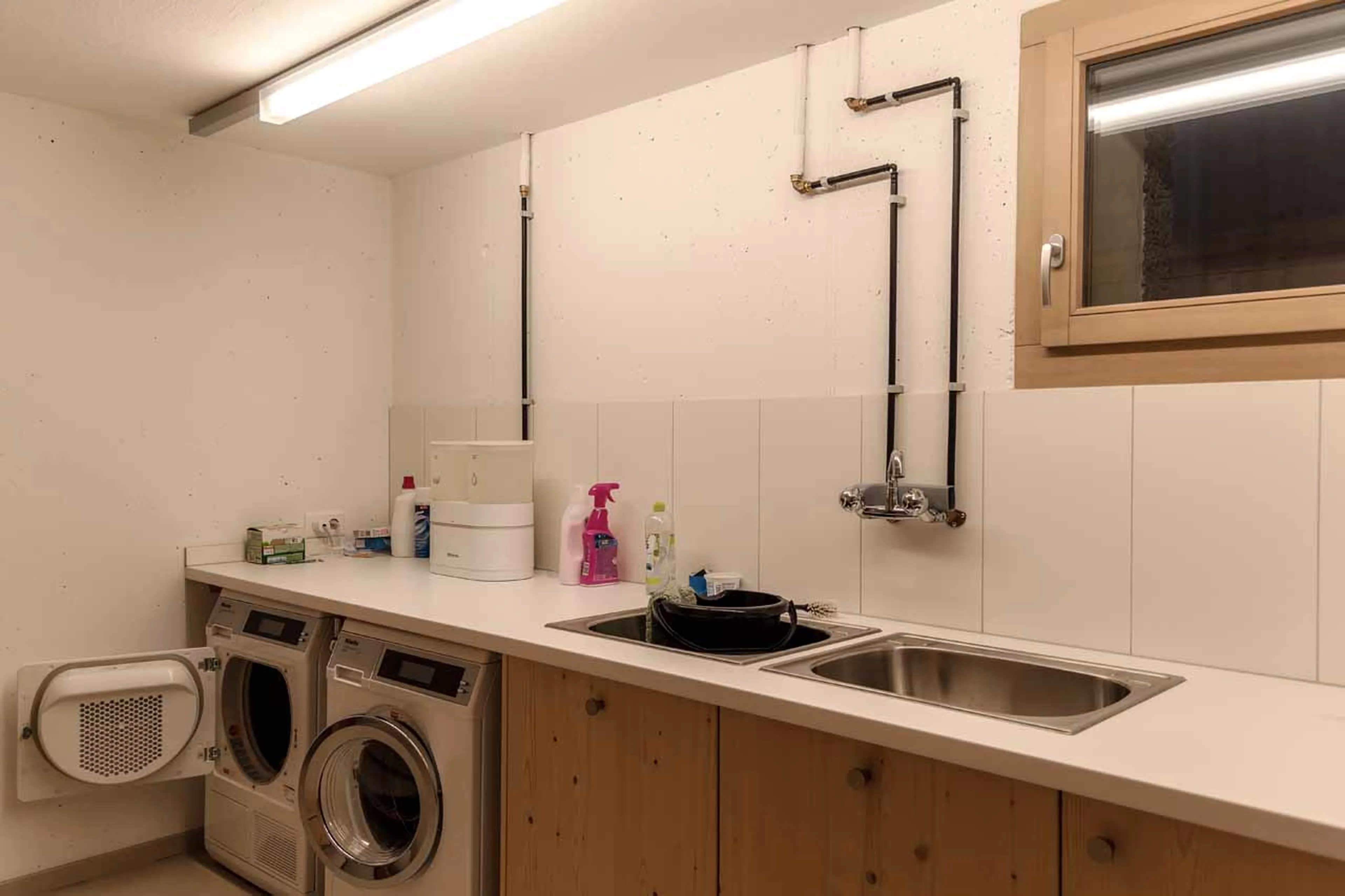 Laundry room at Villa Grialetsch in Klosters