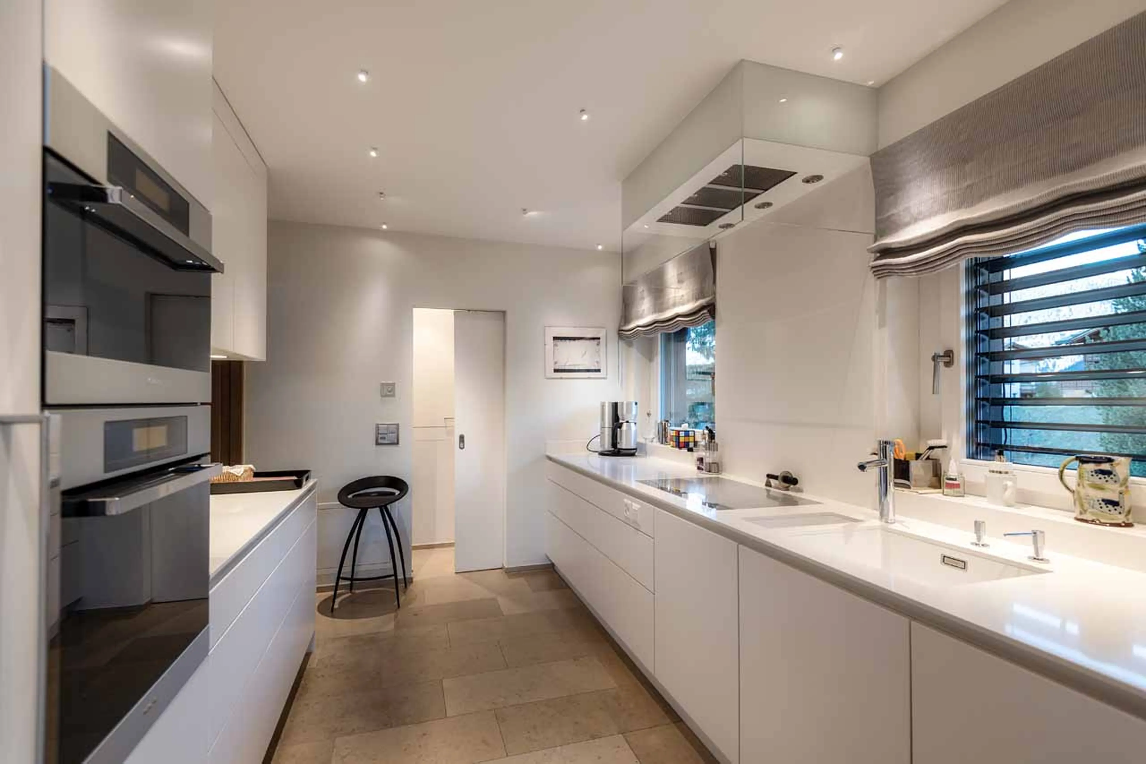 Kitchen at Villa Grialetsch in Klosters