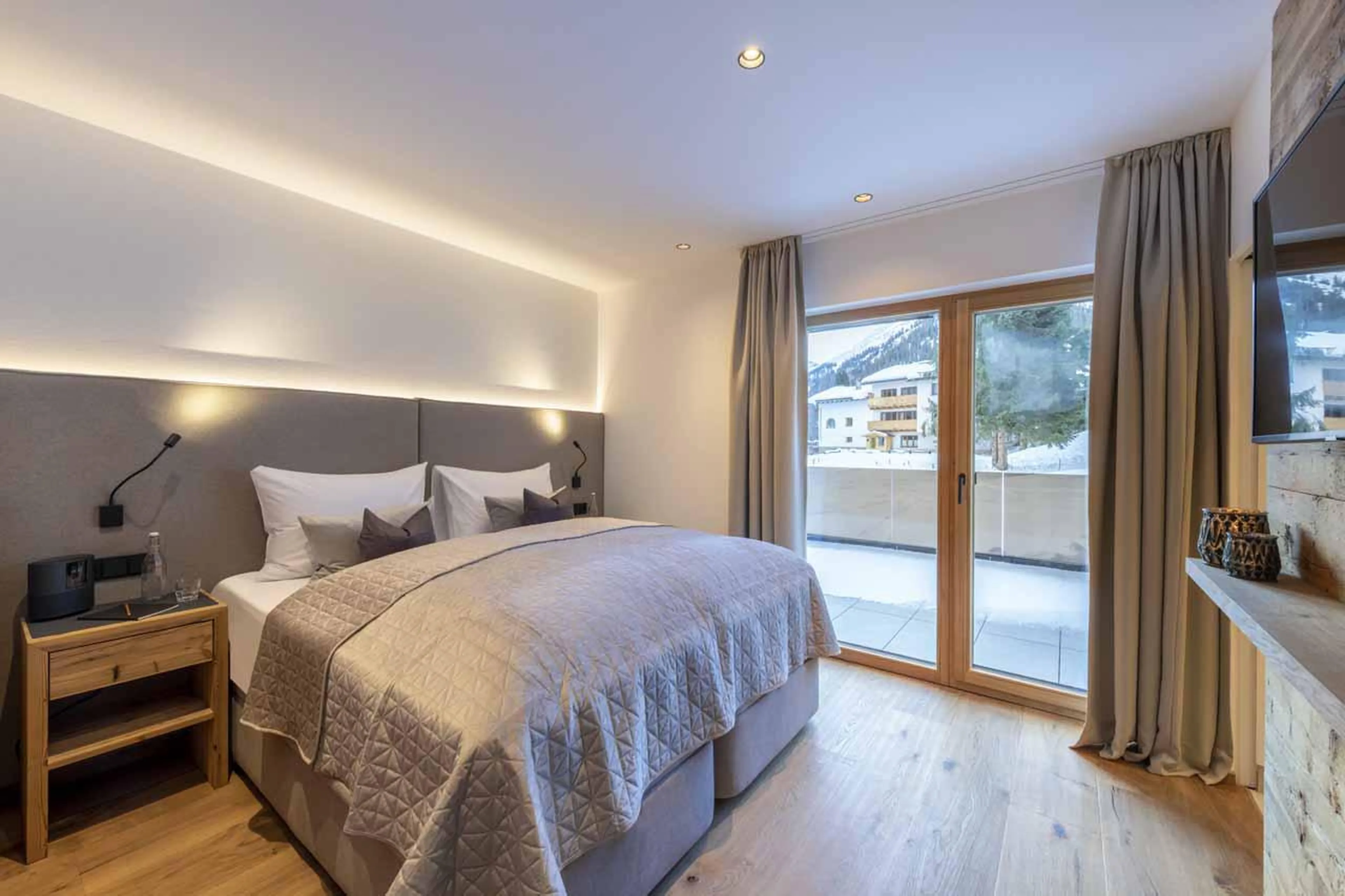 Bedroom three at Villa Villekulla in St Anton