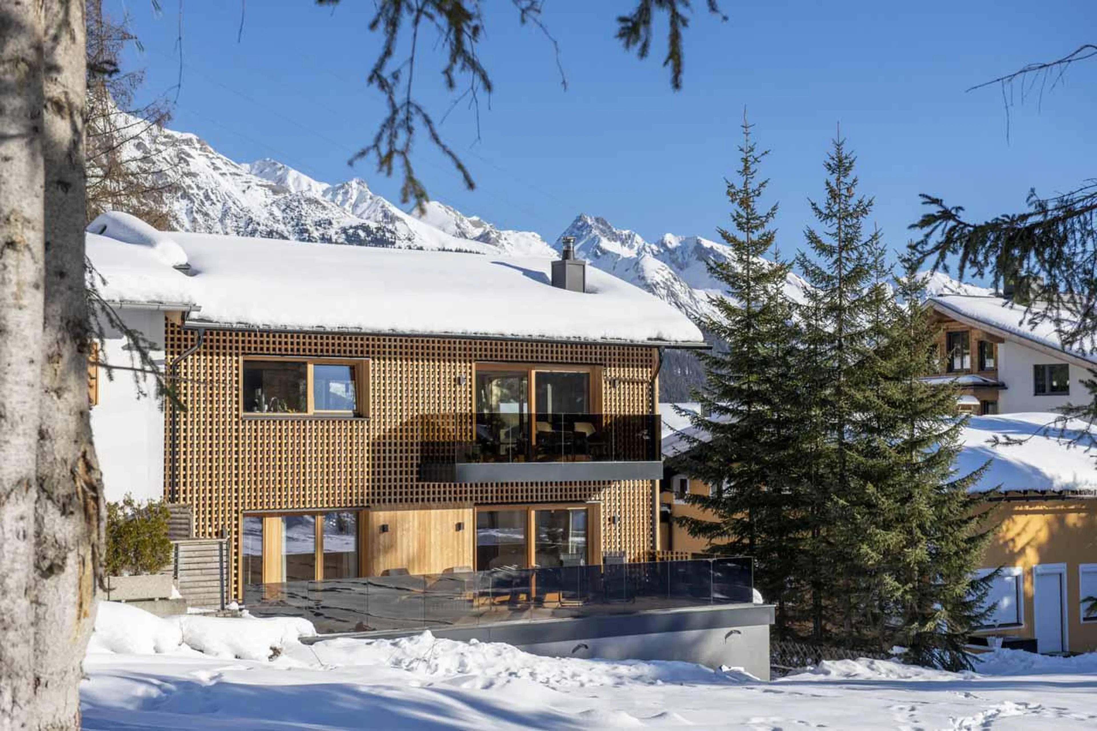 Exterior of Villa Villekulla in St Anton