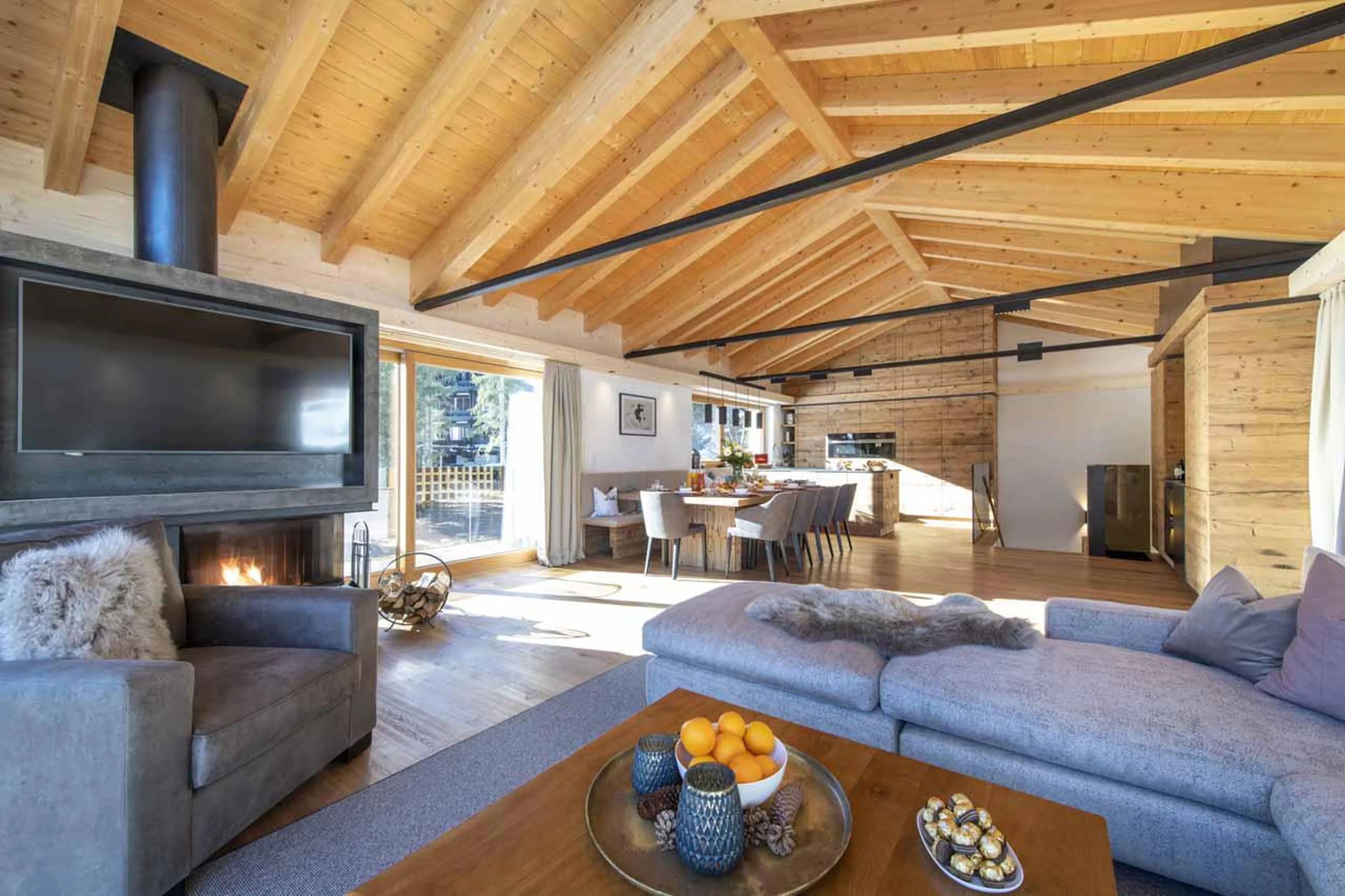 Living area at Villa Villekulla in St Anton