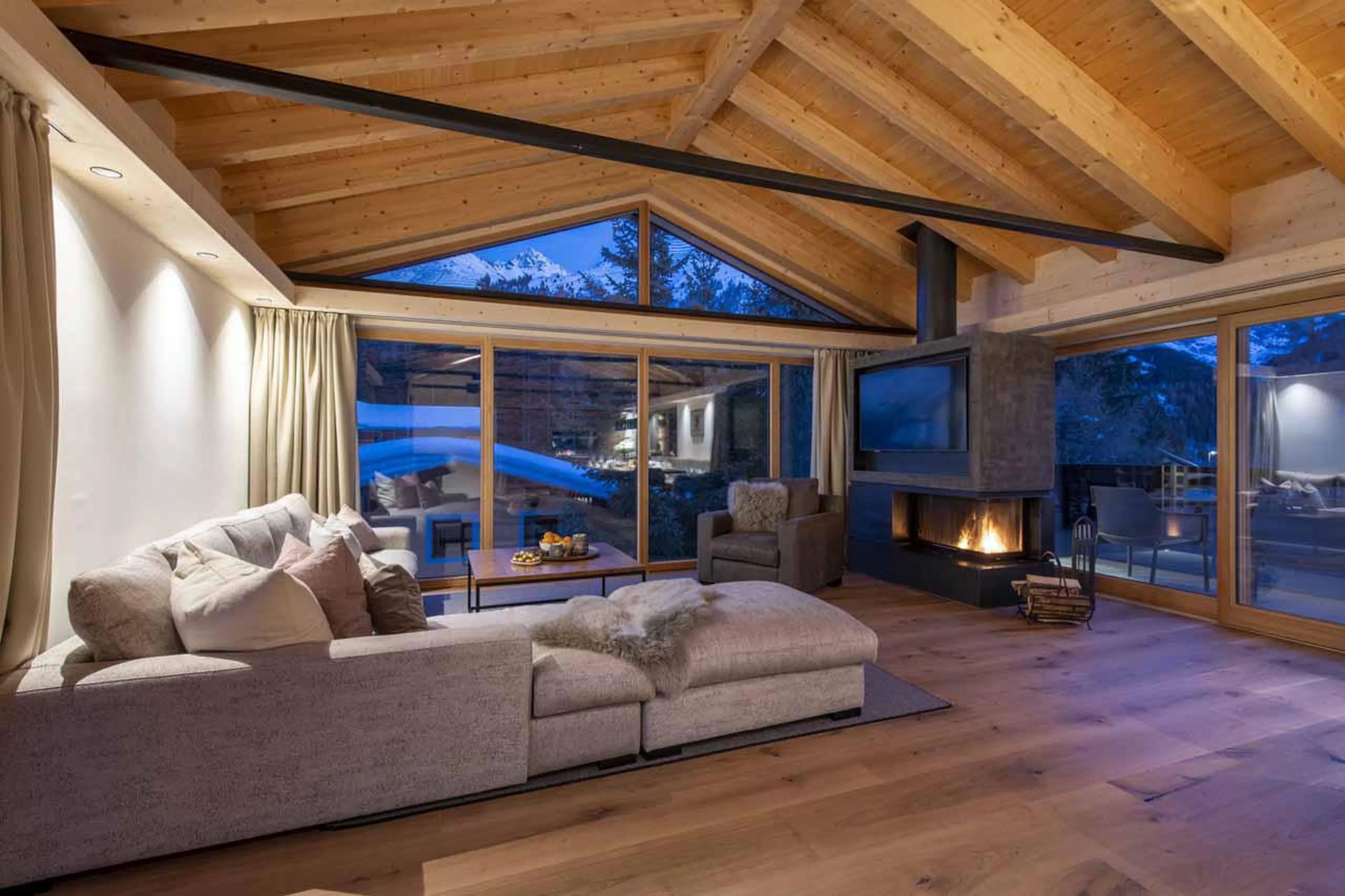 French windows at Villa Villekulla in St Anton