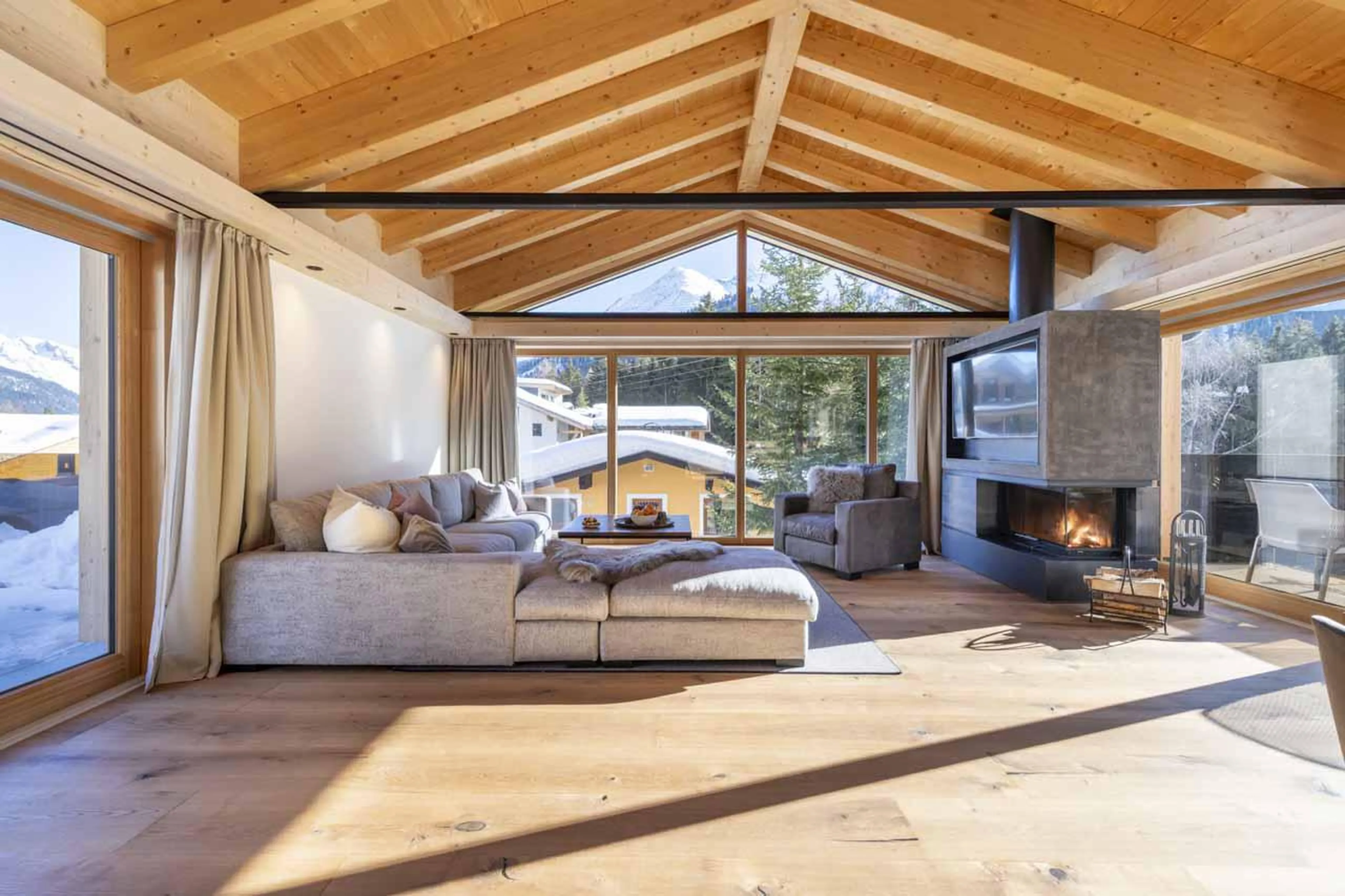 Living area of Villa Villekulla in St Anton