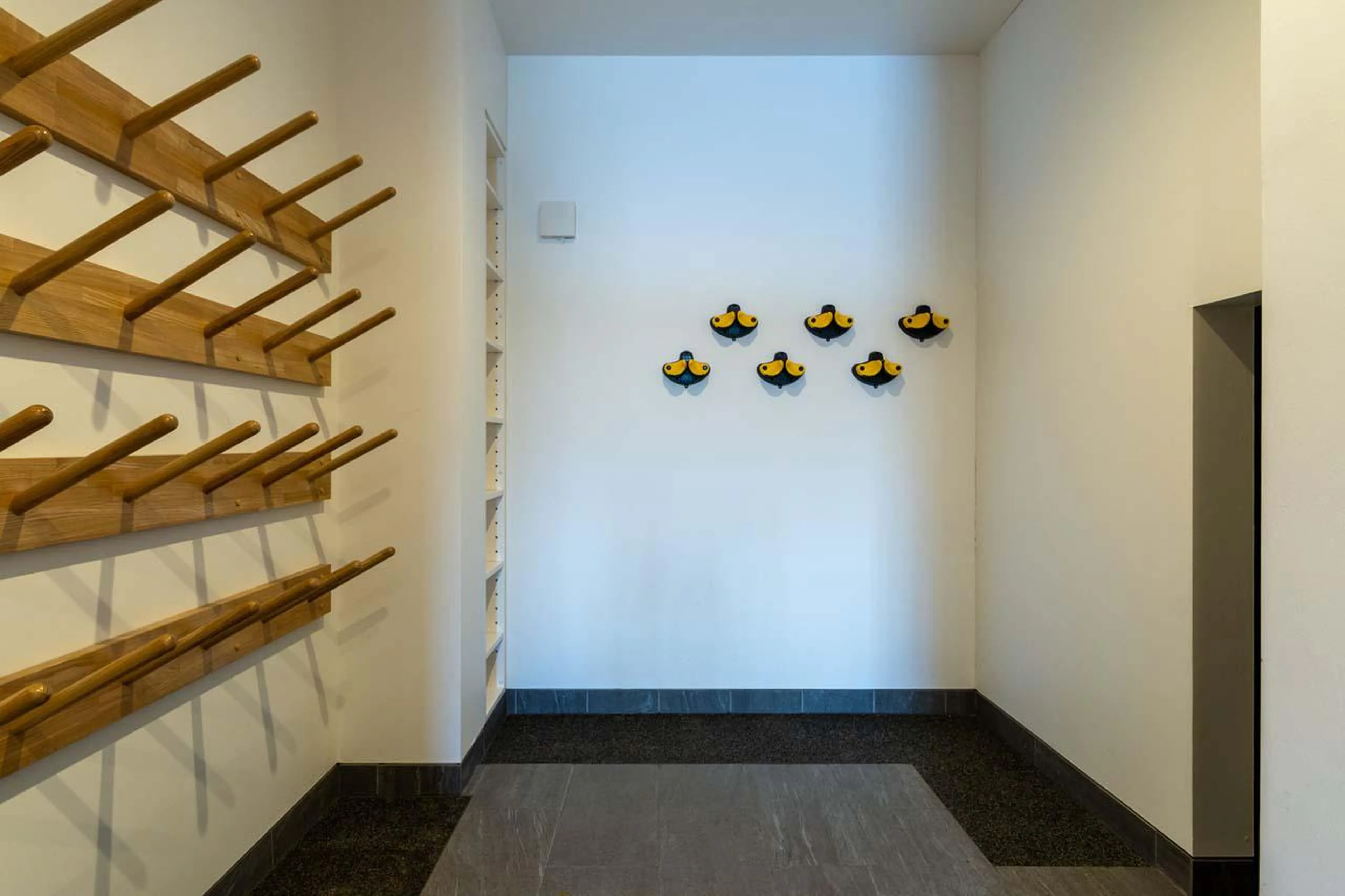 Ski room at Yanagi House in Niseko