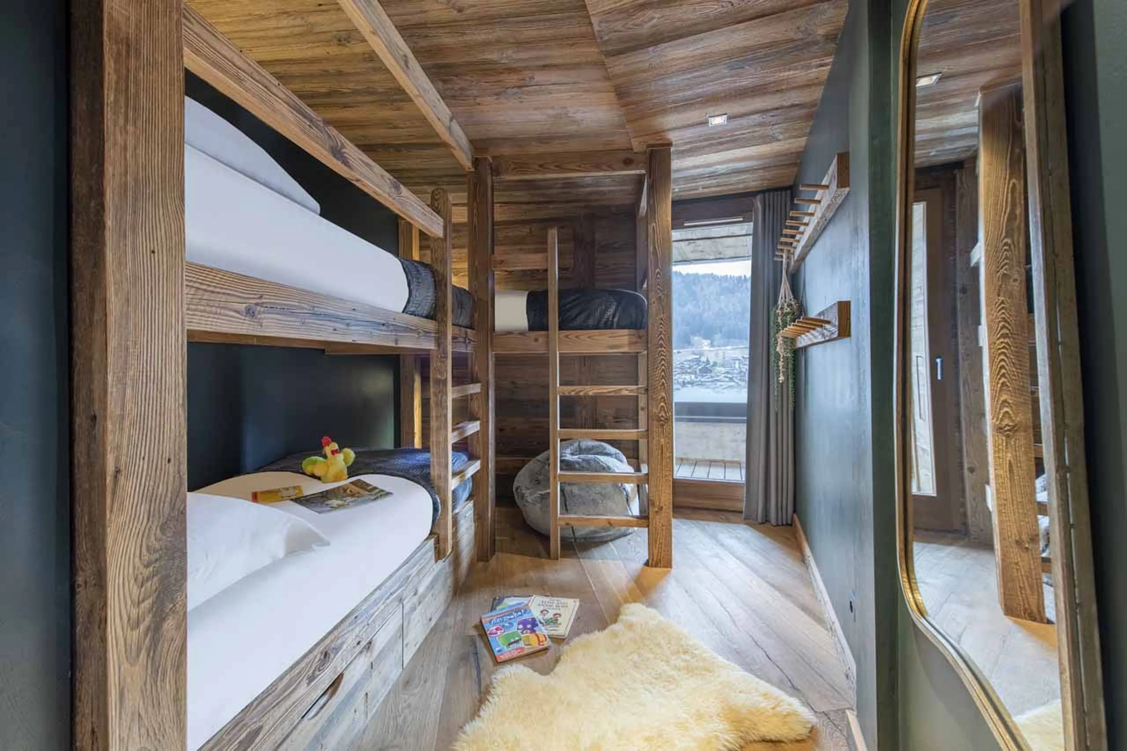 Bedroom five at ZEMS Lodge in Morzine