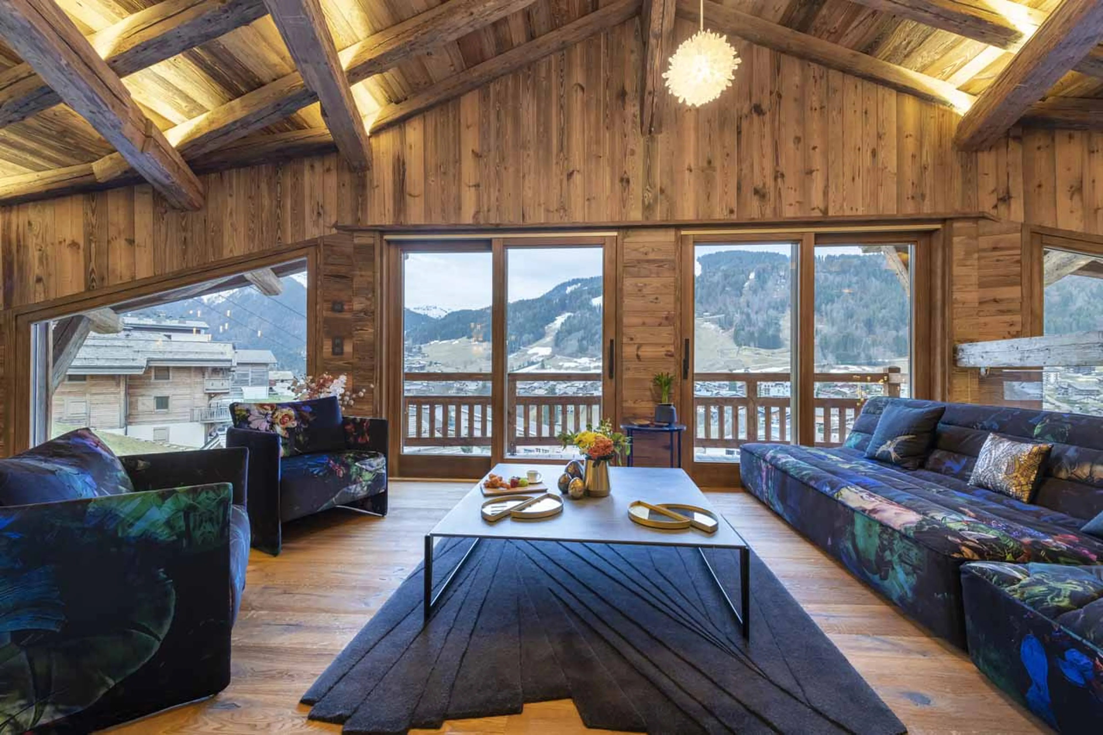 TV snug area at ZEMS Lodge in Morzine